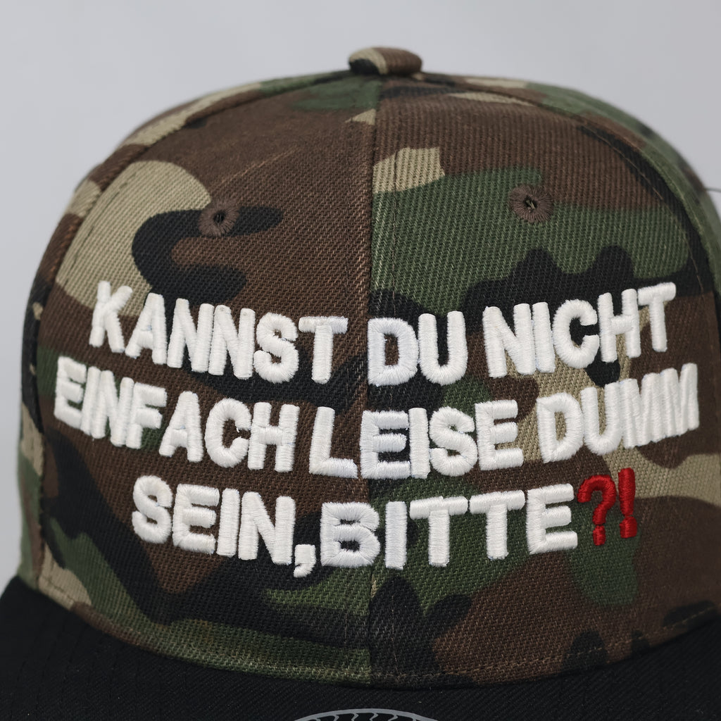 Vintage Outfitfabrik Camouflage Flat Brim Hat | Thrifted Graphic Snapback