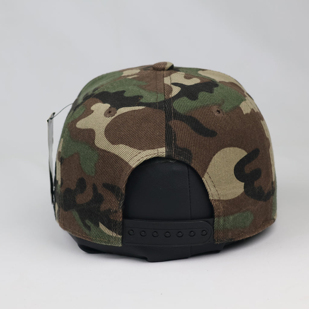 Vintage Outfitfabrik Camouflage Flat Brim Hat | Thrifted Graphic Snapback