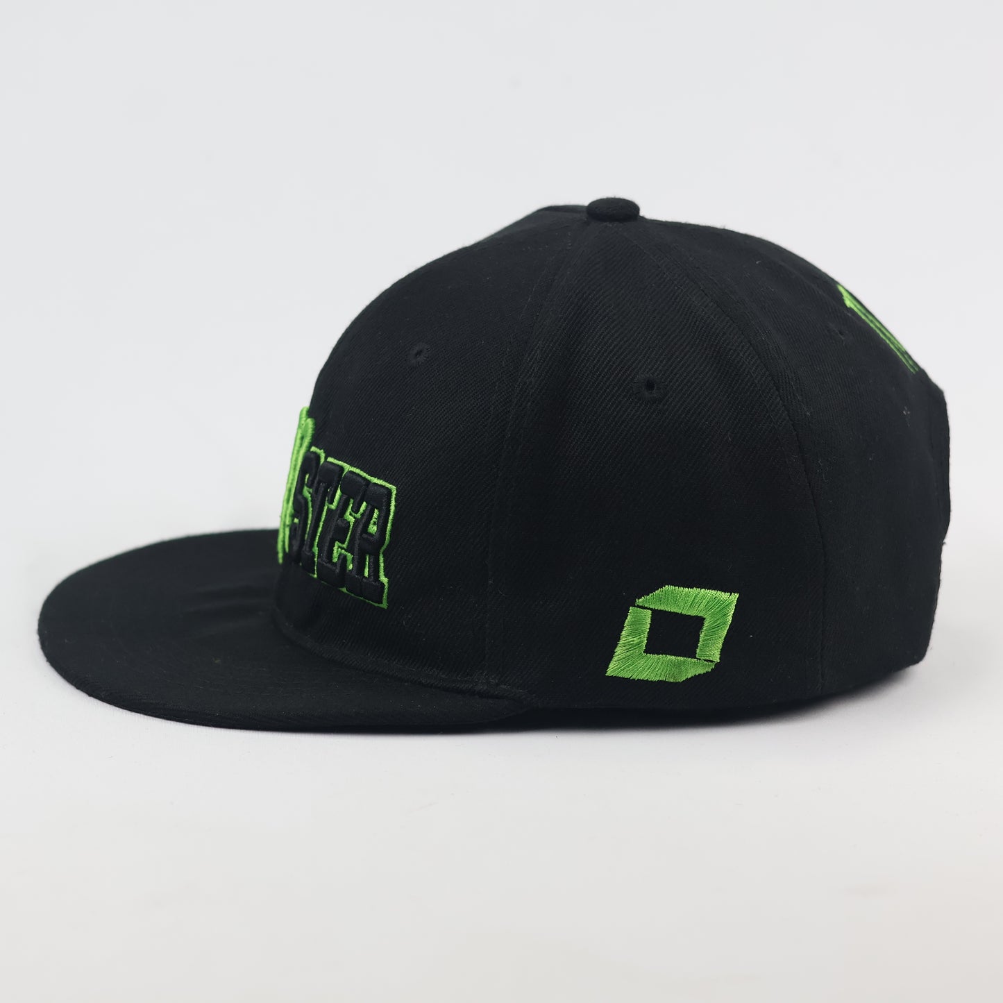 Monster Energy Graphic Thrifted Snapback Hat - Thrifted Black Lifestyle Cap