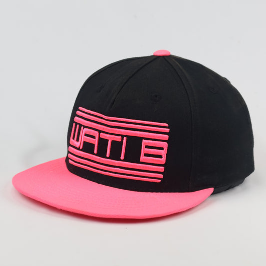 Wati B Graphic Logo Thrifted Snapback Hat - Thrifted Retro Streetwear Style
