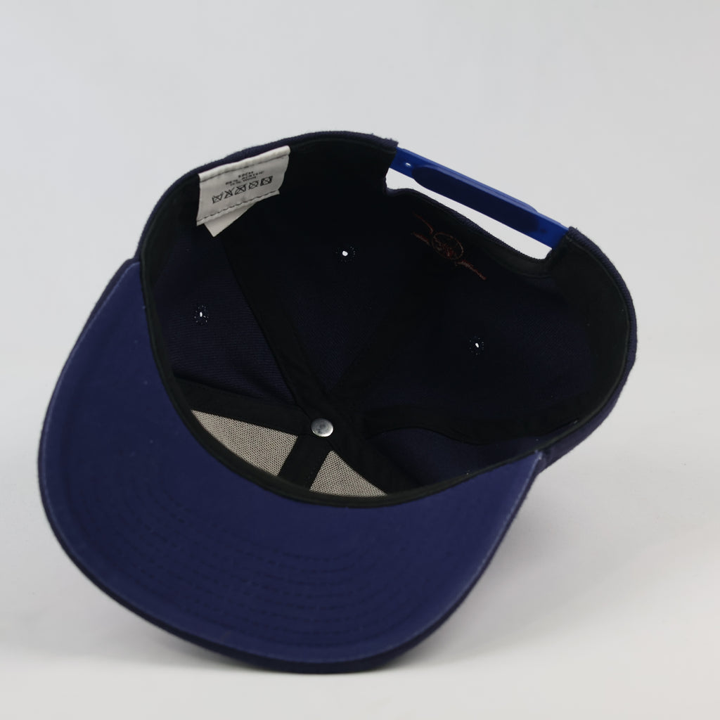 Arsenal FC Embroidered Cannon Snapback Cap - Navy Blue & Red Football Hat