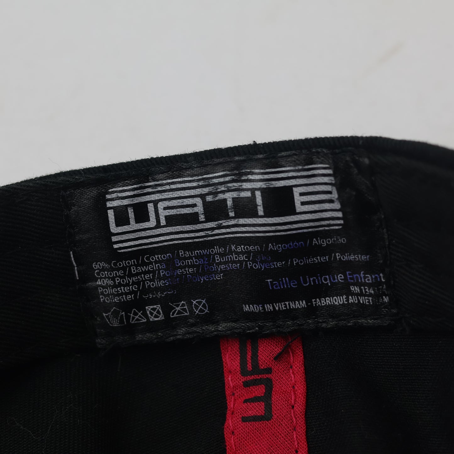 Wati B Graphic Logo Thrifted Snapback Hat - Thrifted Retro Streetwear Style