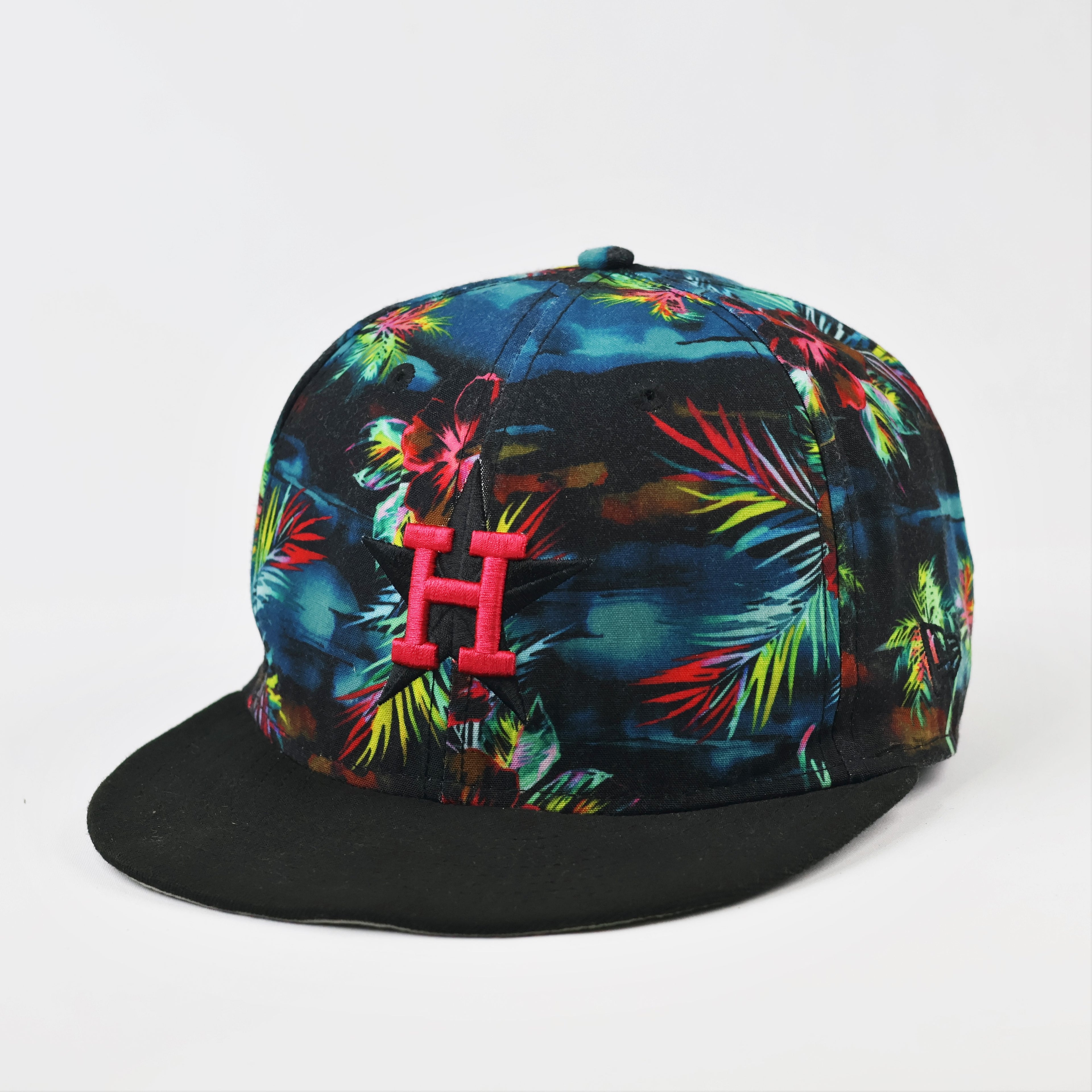 Vintage Houston Astros Cooperstown Collection Cap - Hawaiian Floral Print Snapback