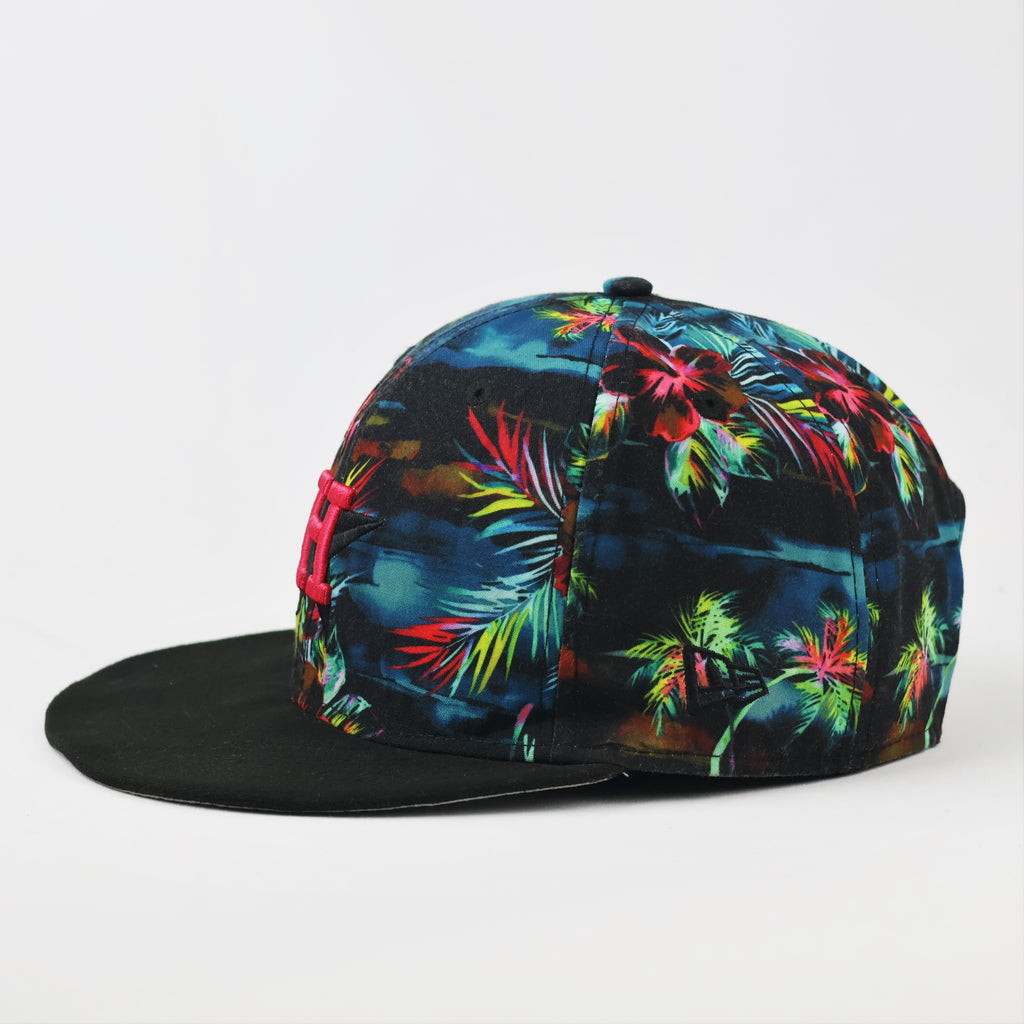 Vintage Houston Astros Cooperstown Collection Cap - Hawaiian Floral Print Snapback