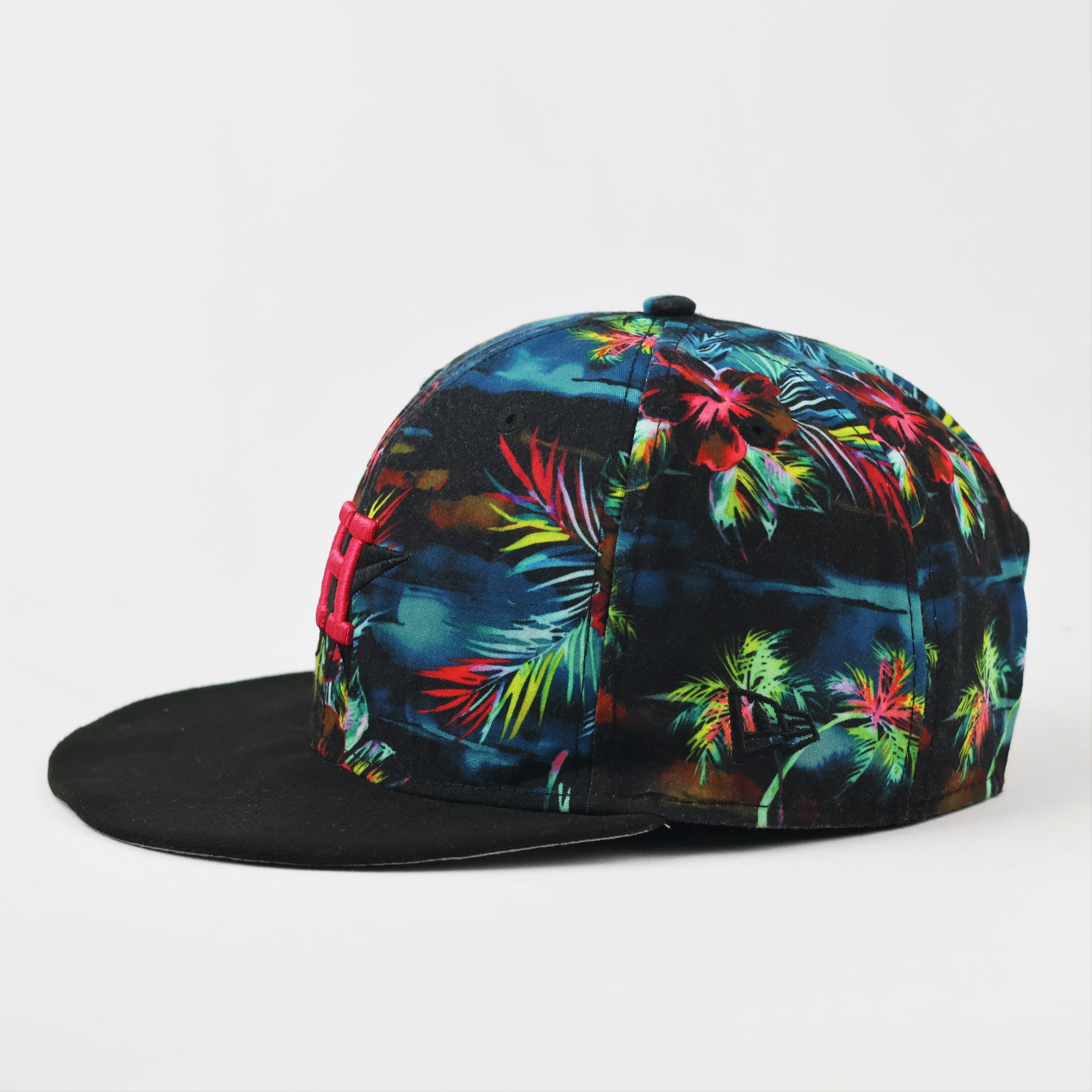 Vintage Houston Astros Cooperstown Collection Cap - Hawaiian Floral Print Snapback