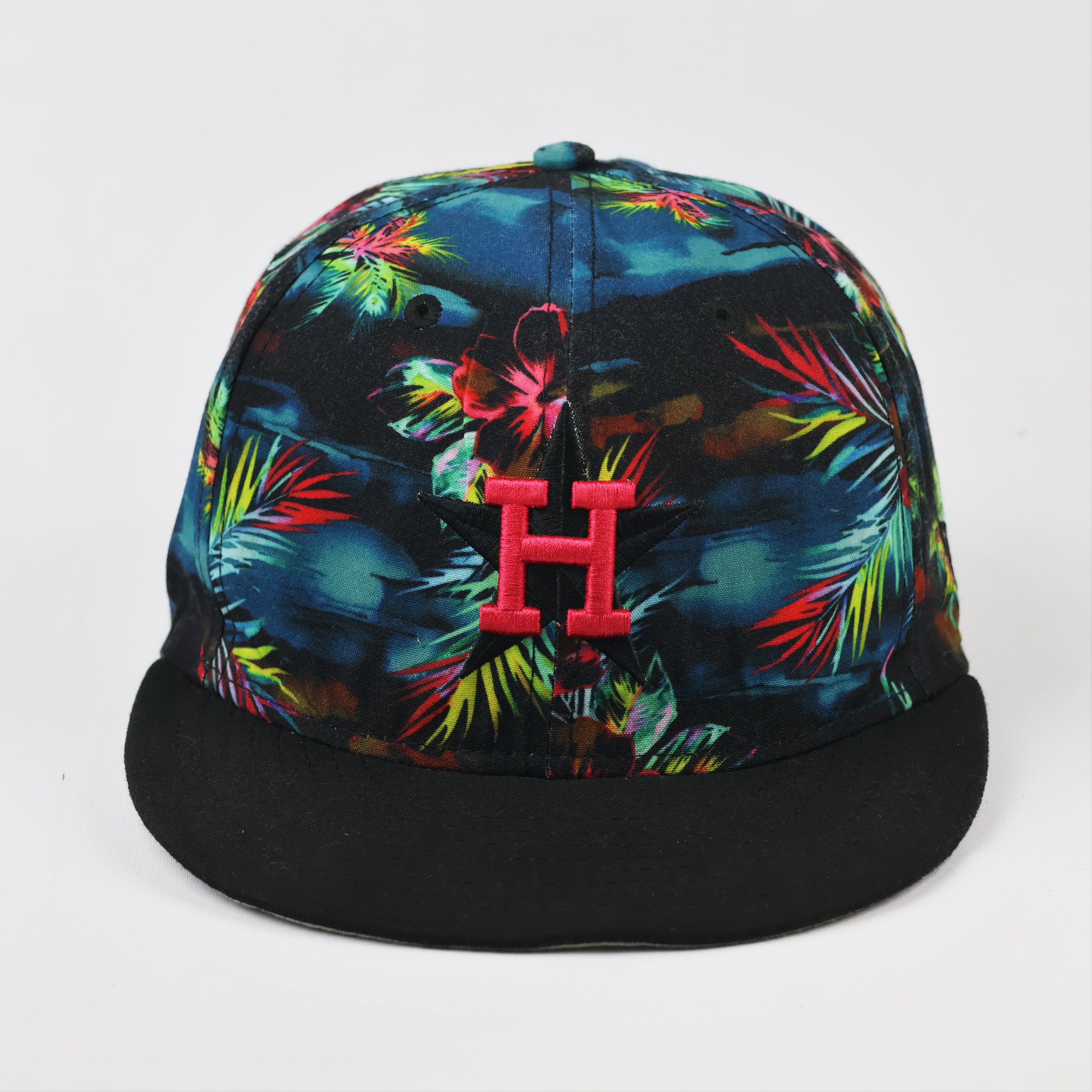 Vintage Houston Astros Cooperstown Collection Cap - Hawaiian Floral Print Snapback
