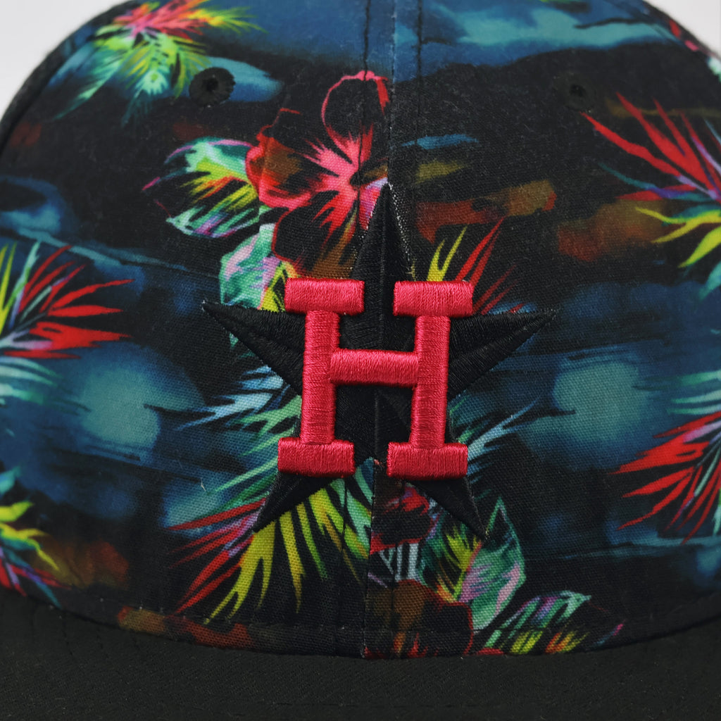 Vintage Houston Astros Cooperstown Collection Cap - Hawaiian Floral Print Snapback