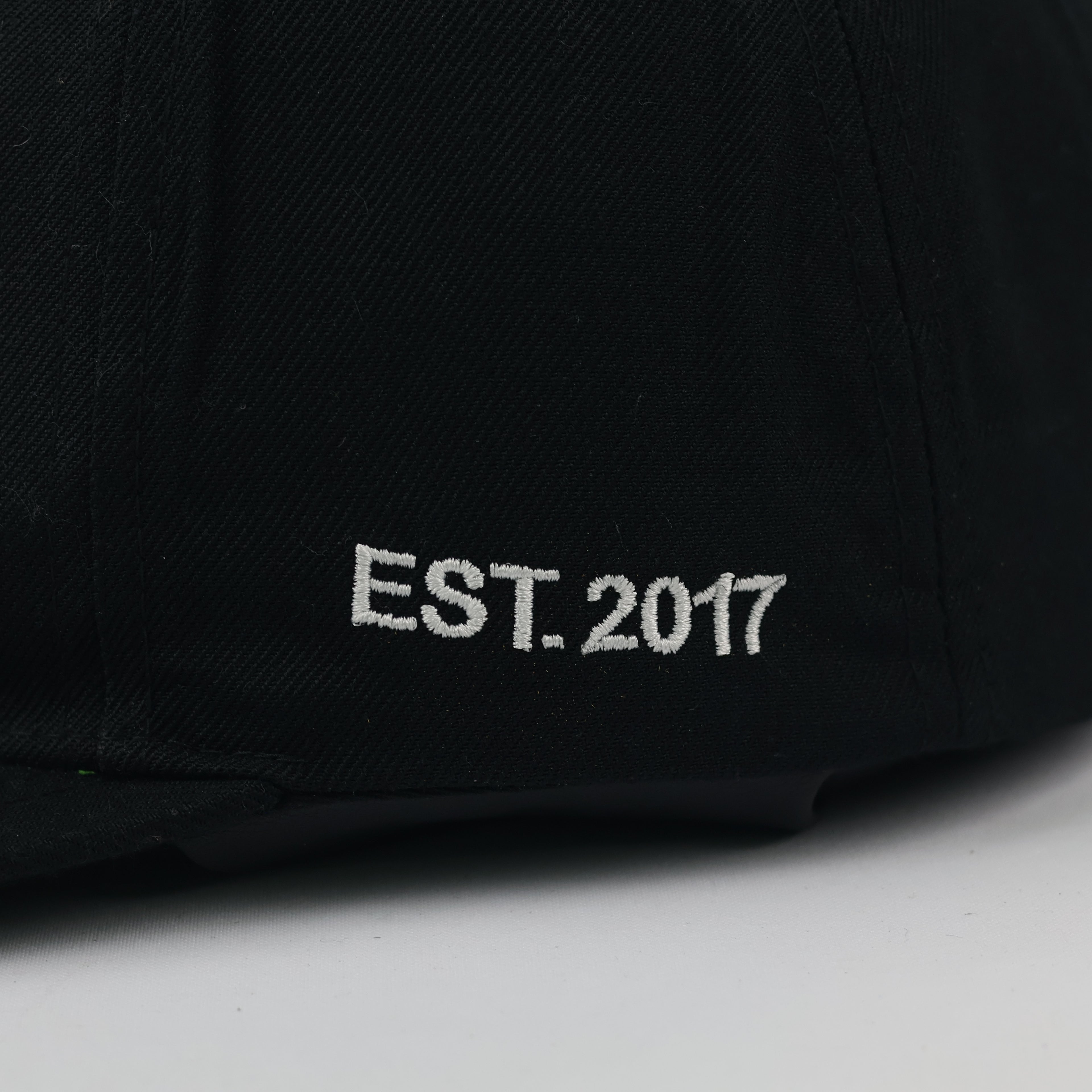 Vintage Fitment "It's a Lifestyle" Snapback | Yupoong Black Flat Brim Hat