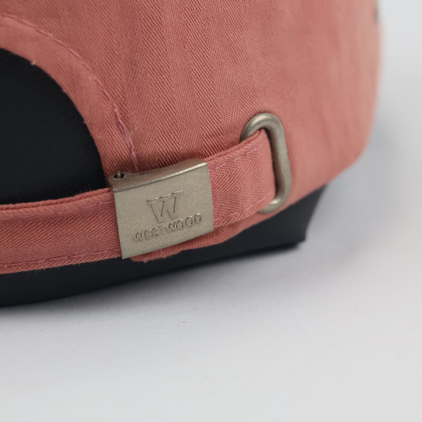 Westwood Outdoor Salmon Pink Cotton Blend Cap - Distressed Graphic Print