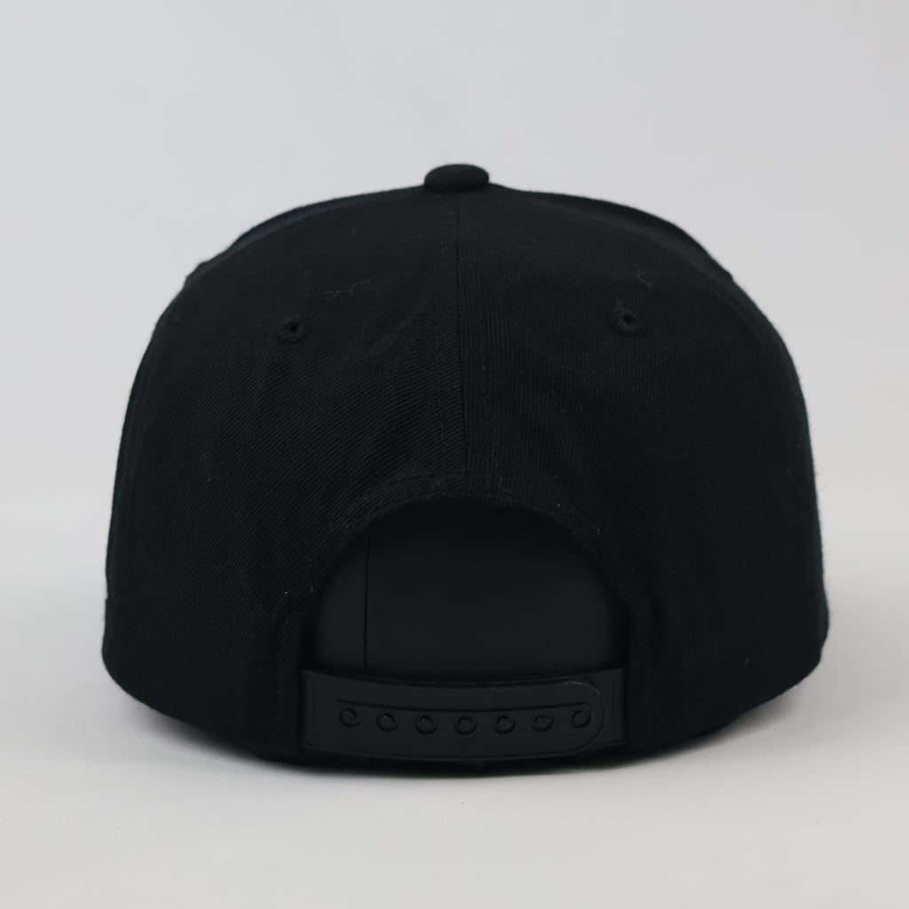 Vintage Fitment "It's a Lifestyle" Snapback | Yupoong Black Flat Brim Hat