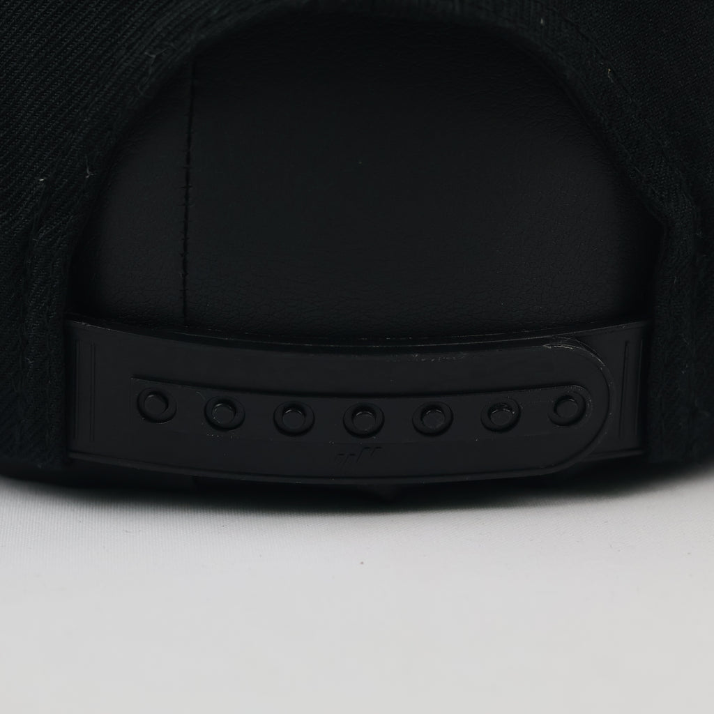 Vintage Fitment "It's a Lifestyle" Snapback | Yupoong Black Flat Brim Hat