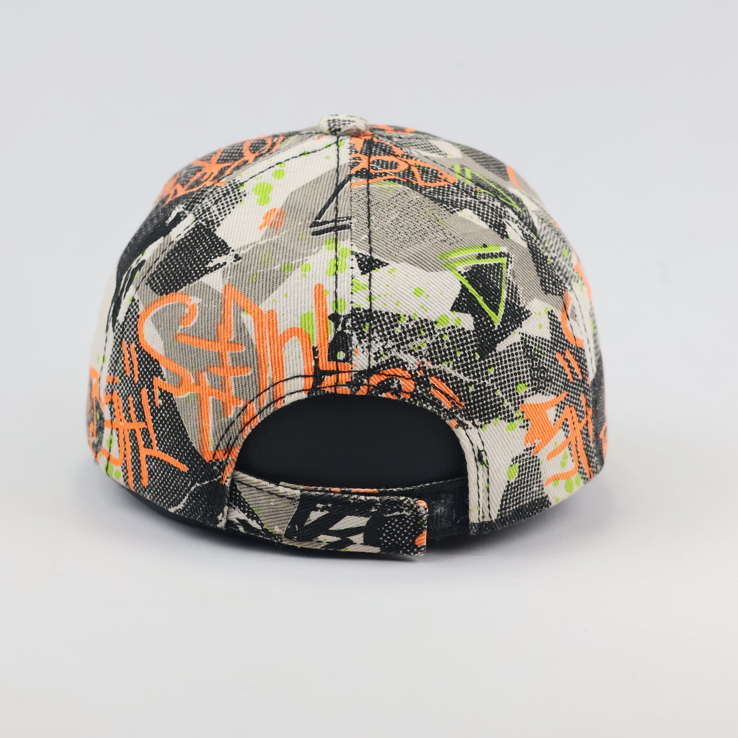 Chapter Young Graffiti All-Over Print Baseball Thrifted Cap - Neon Graphics