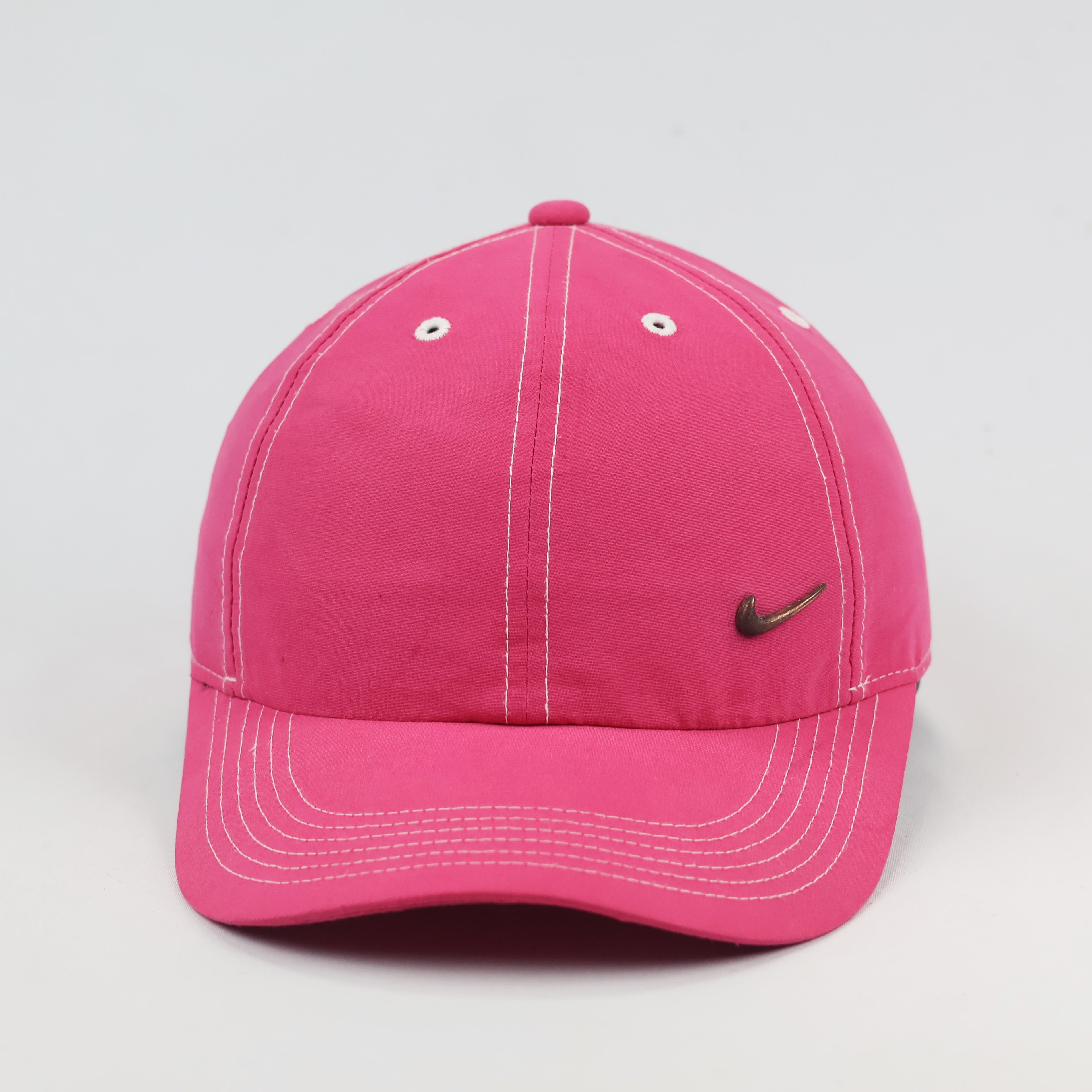 Vintage Nike Pink Baseball Thrifted Cap - Heritage86 Adjustable Strapback