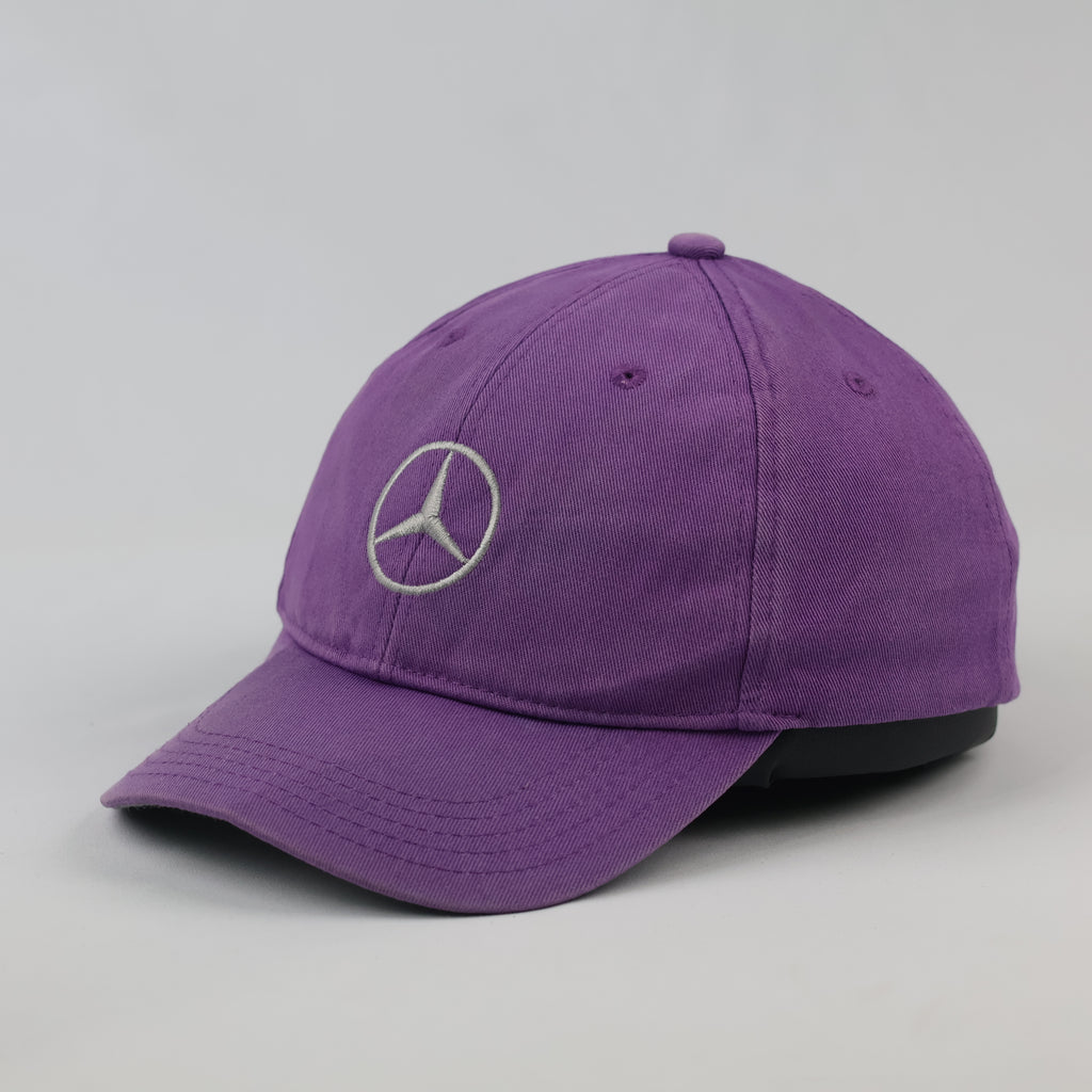 Vintage Mercedes-Benz Purple Dad Hat - Green Since 86 Graphic Cap
