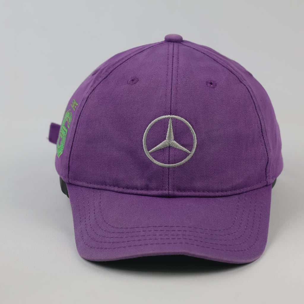 Vintage Mercedes-Benz Purple Dad Hat - Green Since 86 Graphic Cap