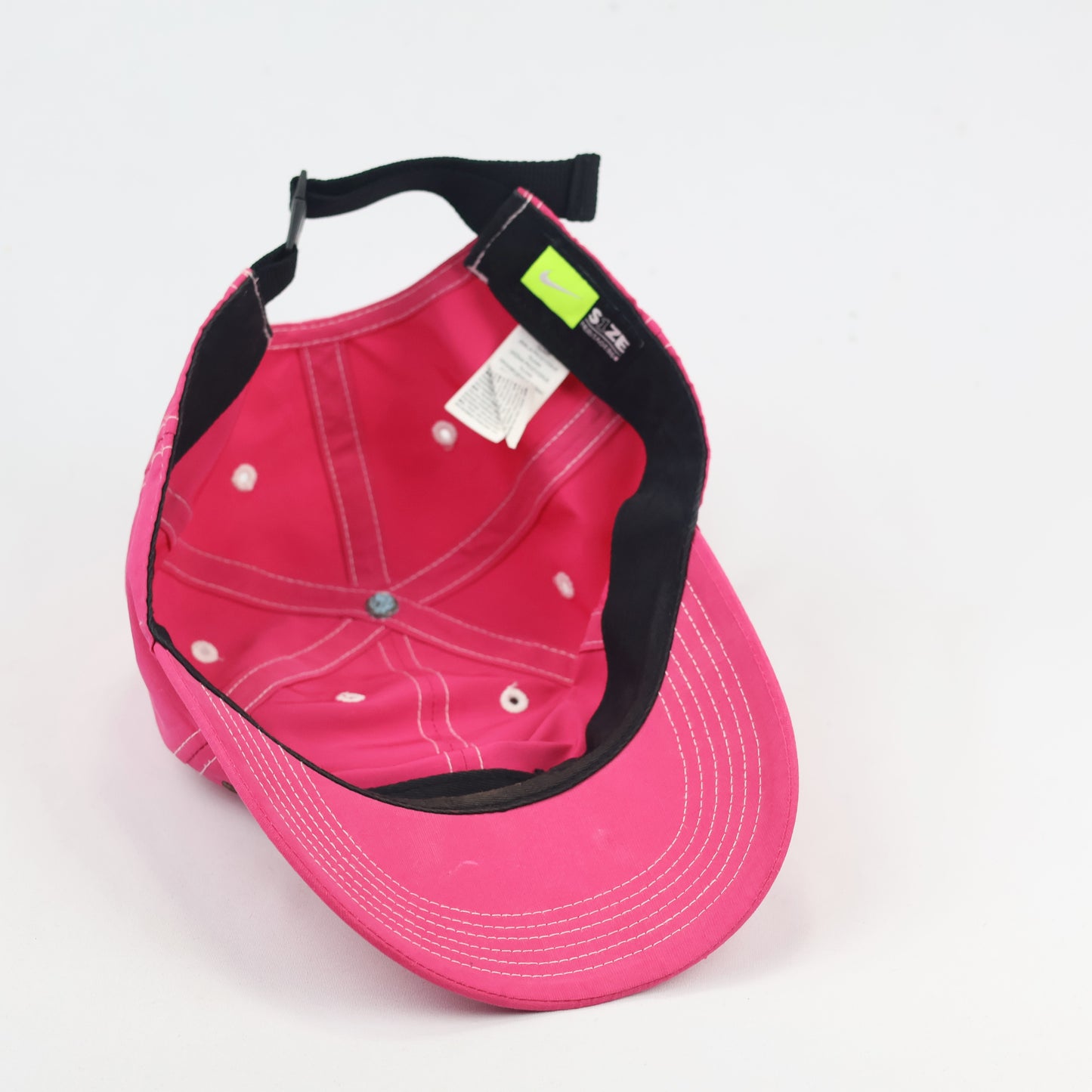 Vintage Nike Pink Baseball Thrifted Cap - Heritage86 Adjustable Strapback