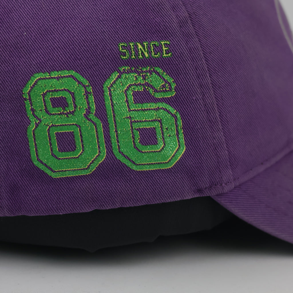 Vintage Mercedes-Benz Purple Dad Hat - Green Since 86 Graphic Cap