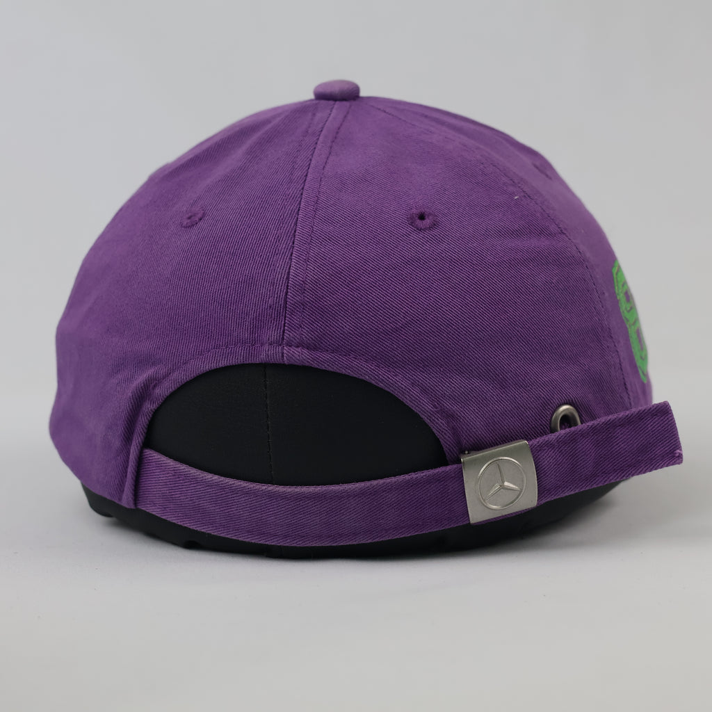 Vintage Mercedes-Benz Purple Dad Hat - Green Since 86 Graphic Cap