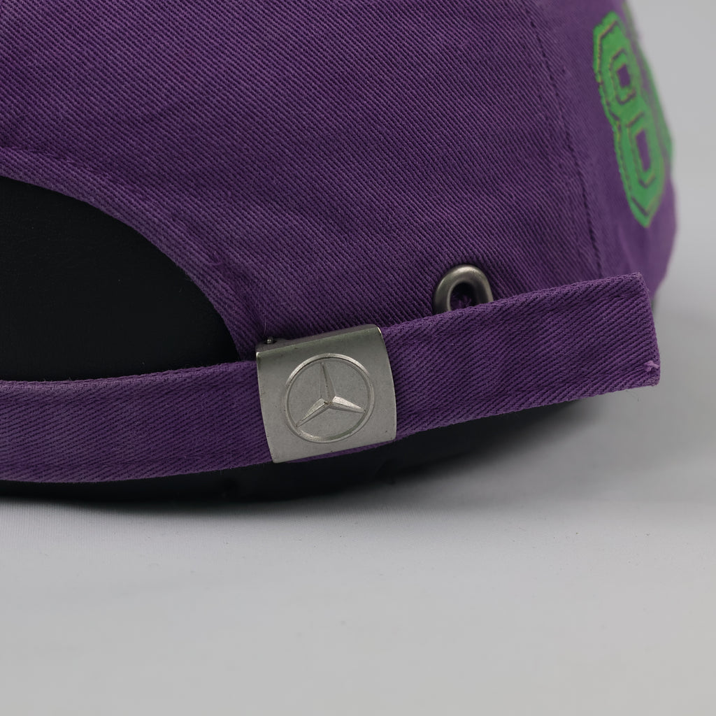 Vintage Mercedes-Benz Purple Dad Hat - Green Since 86 Graphic Cap