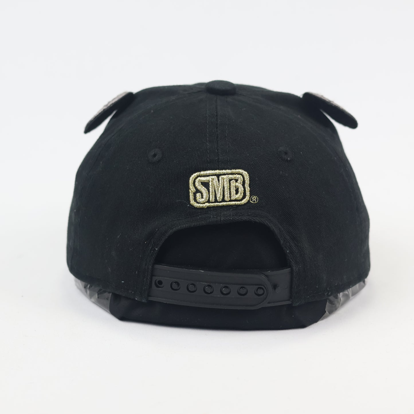 Black Textured Brim Kids Baseball Cap - Super Massive Bound SMB