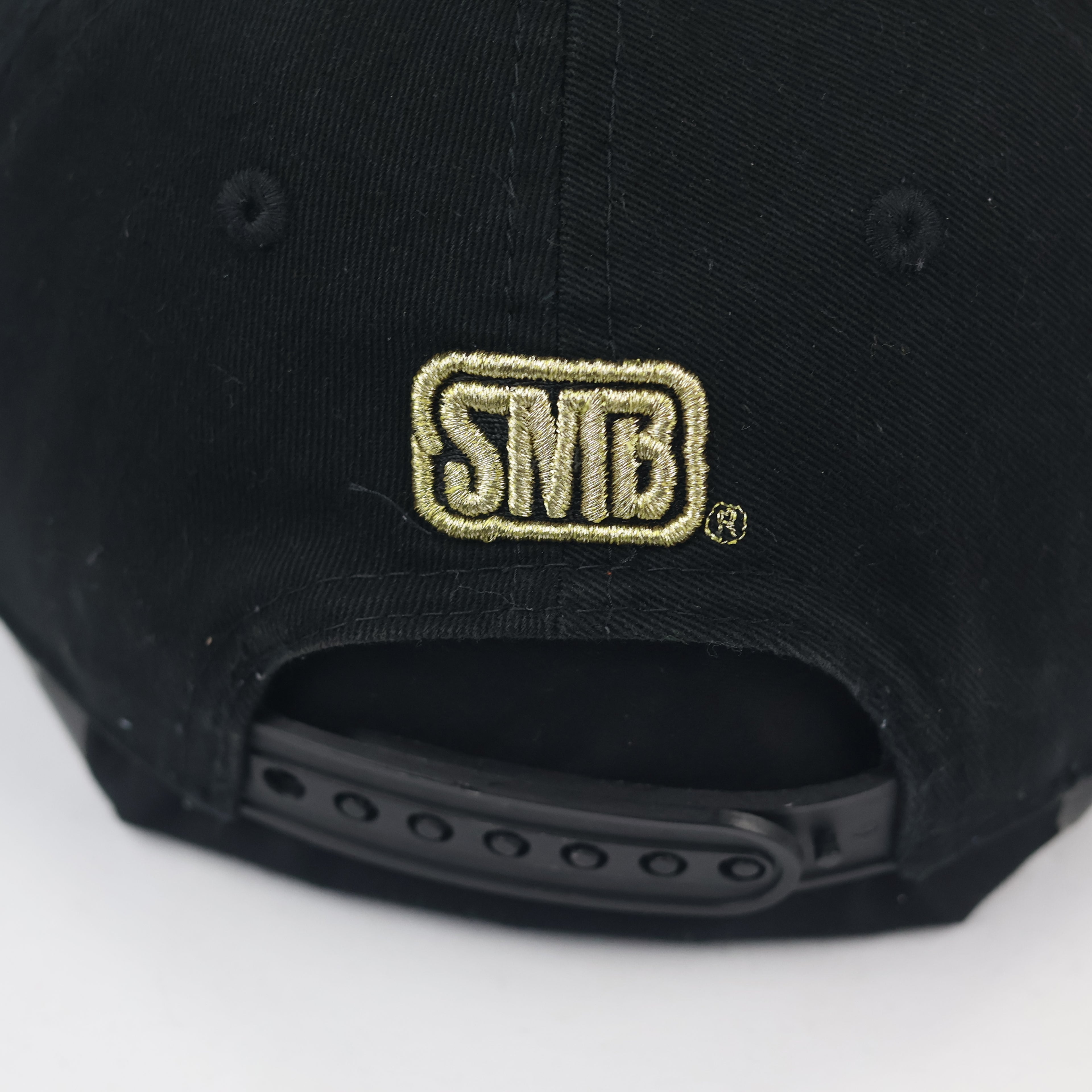 Black Textured Brim Kids Baseball Cap - Super Massive Bound SMB
