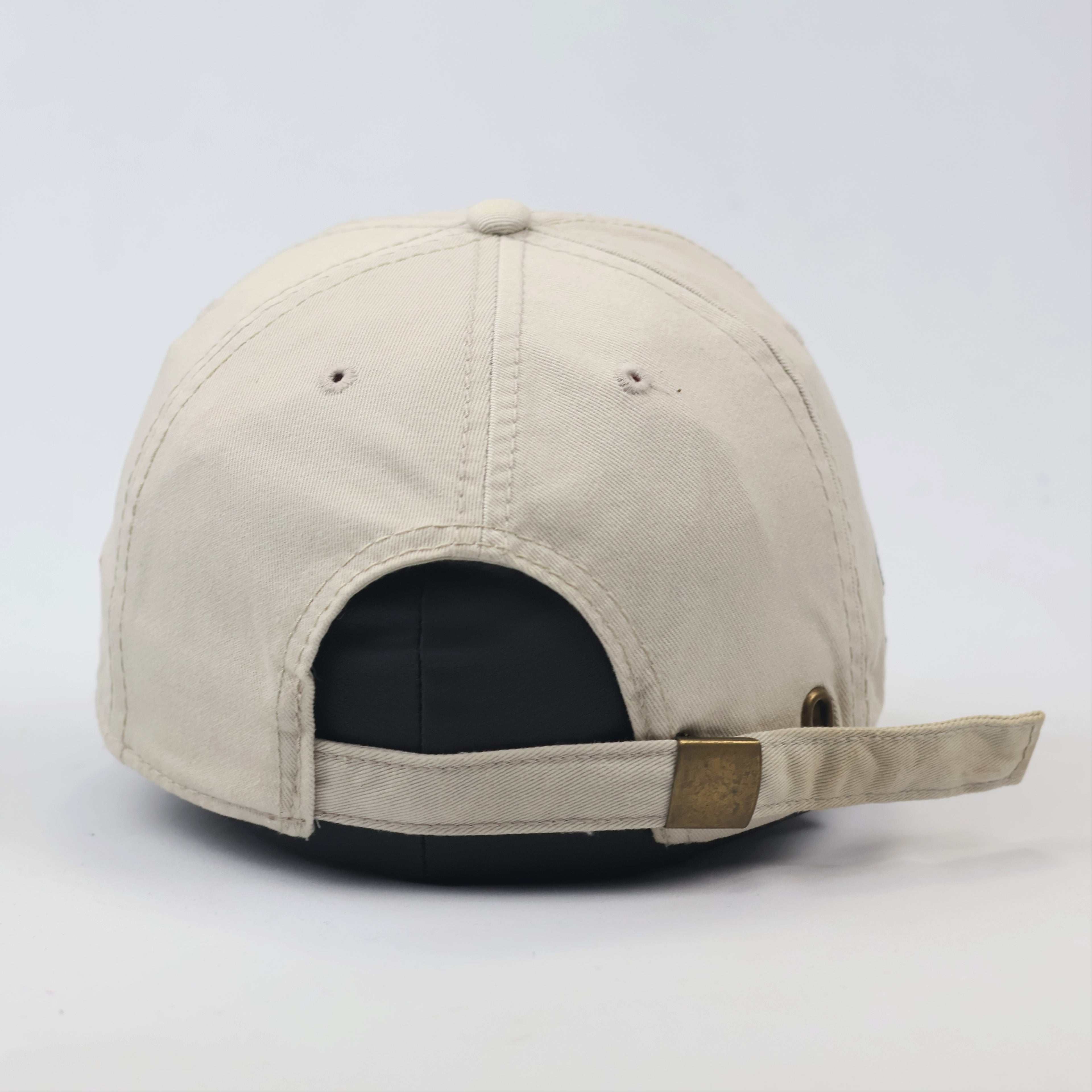 Monte Carlo Monaco Flag Patch Souvenir Thrifted Hat - Cream