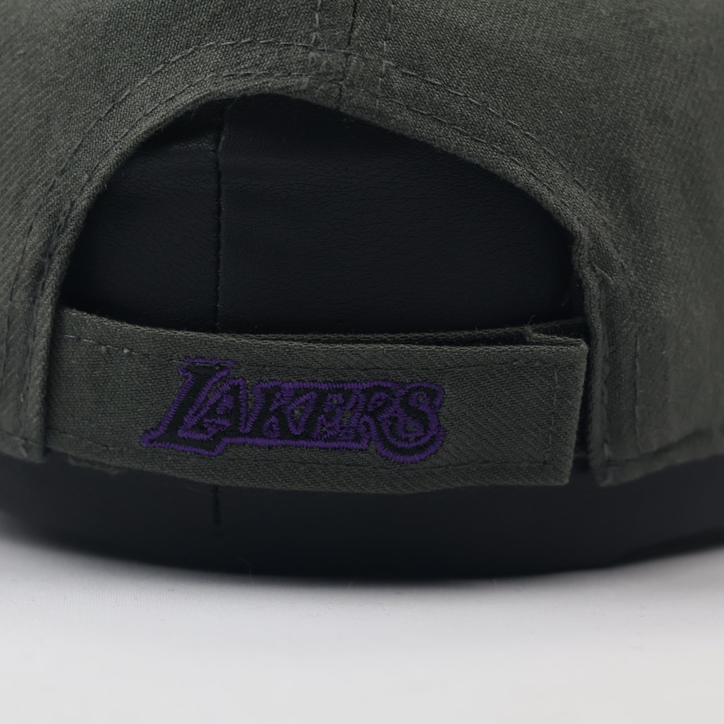 '47 Brand Los Angeles Lakers Olive Green Embroidered NBA Dad Thrifted Hat