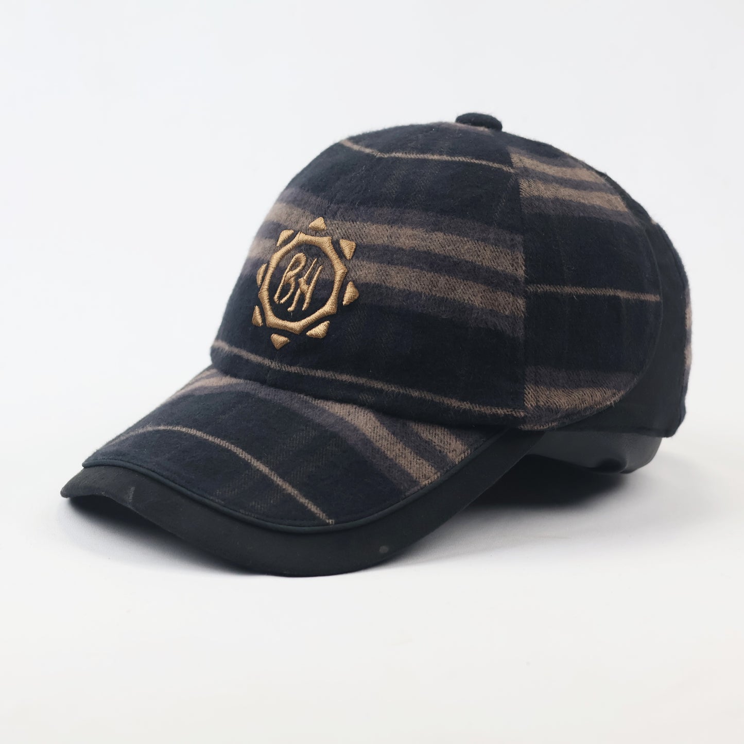 Premium Ben Hogan Earth Tone Striped Winter Thrifted Baseball Hat - One Size