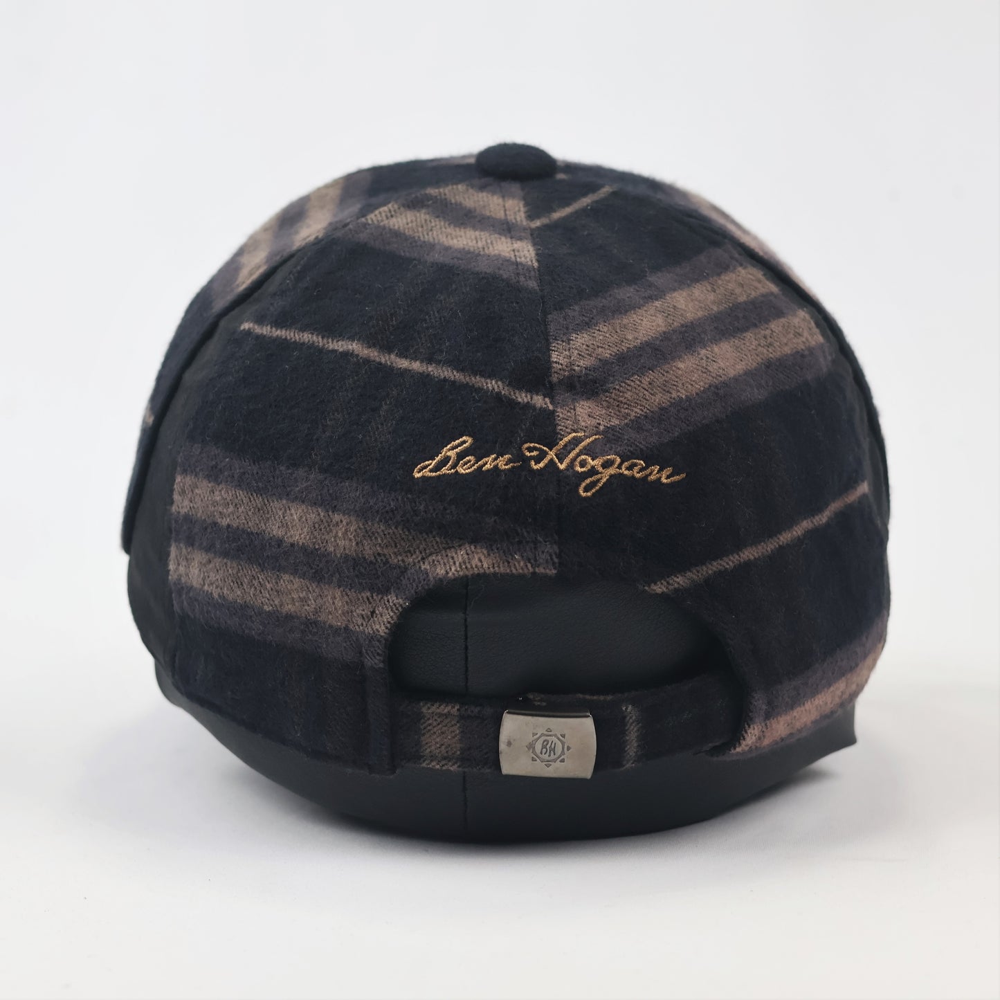 Premium Ben Hogan Earth Tone Striped Winter Thrifted Baseball Hat - One Size