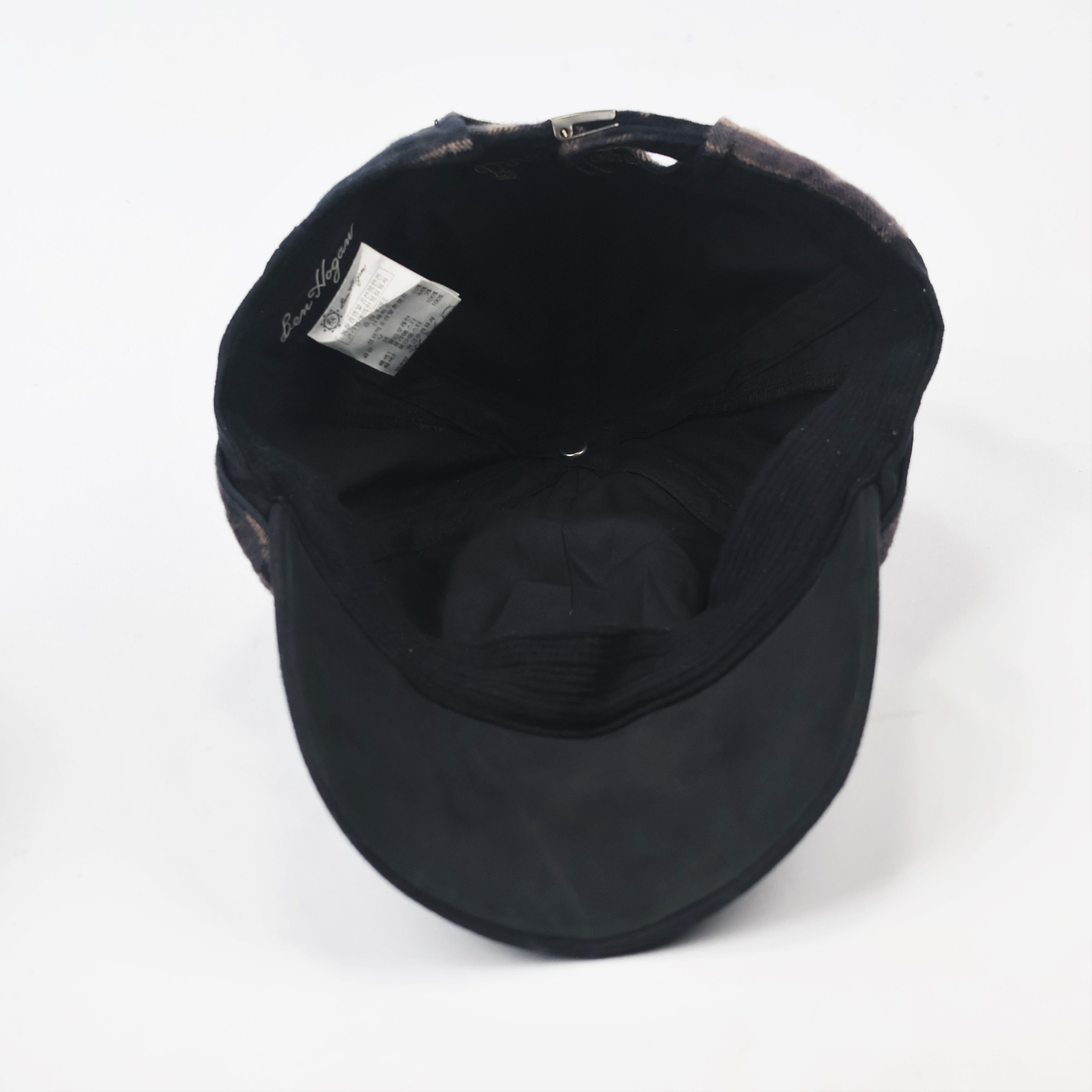 Premium Ben Hogan Earth Tone Striped Winter Thrifted Baseball Hat - One Size