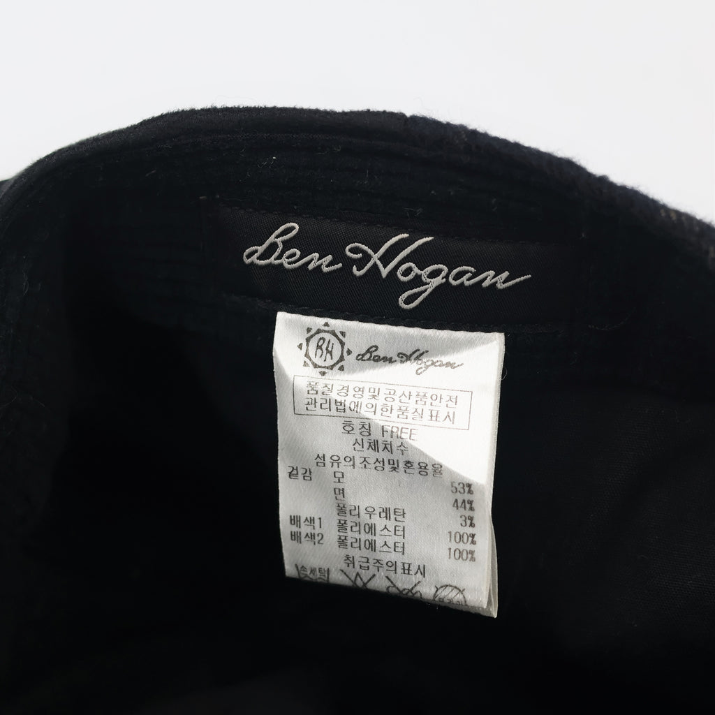 Premium Ben Hogan Earth Tone Striped Winter Thrifted Baseball Hat - One Size