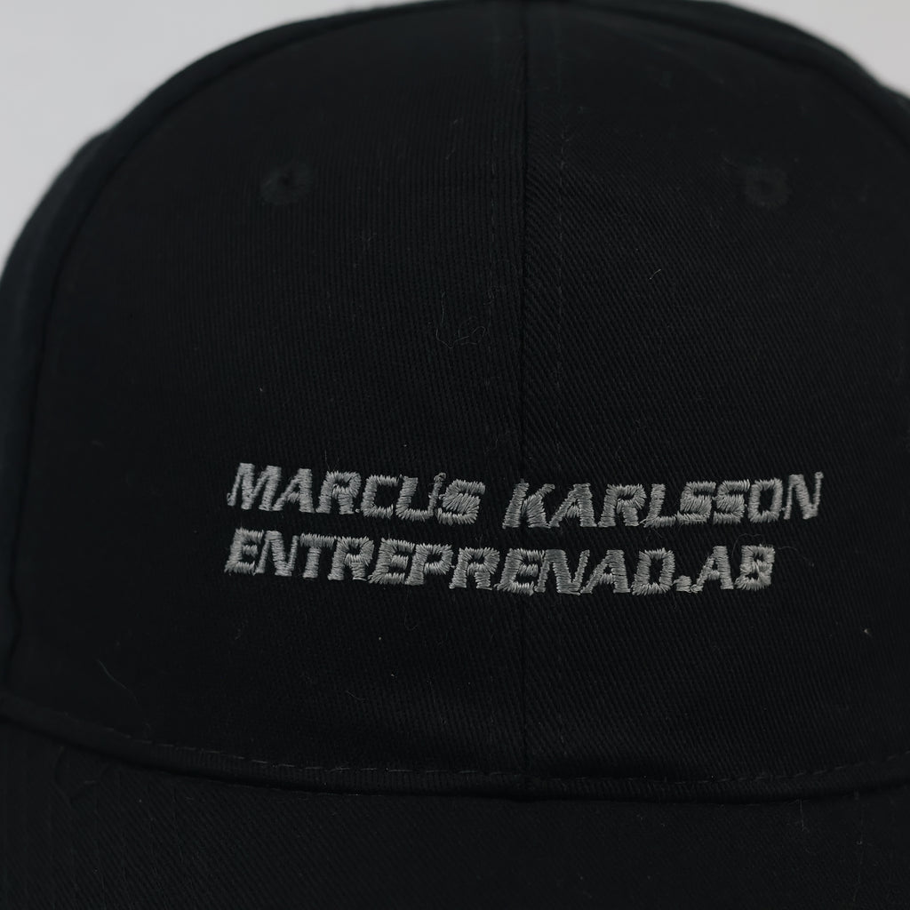 Vintage Trend Eagle Black Embroidered Cap - Swedish Business Promo Hat