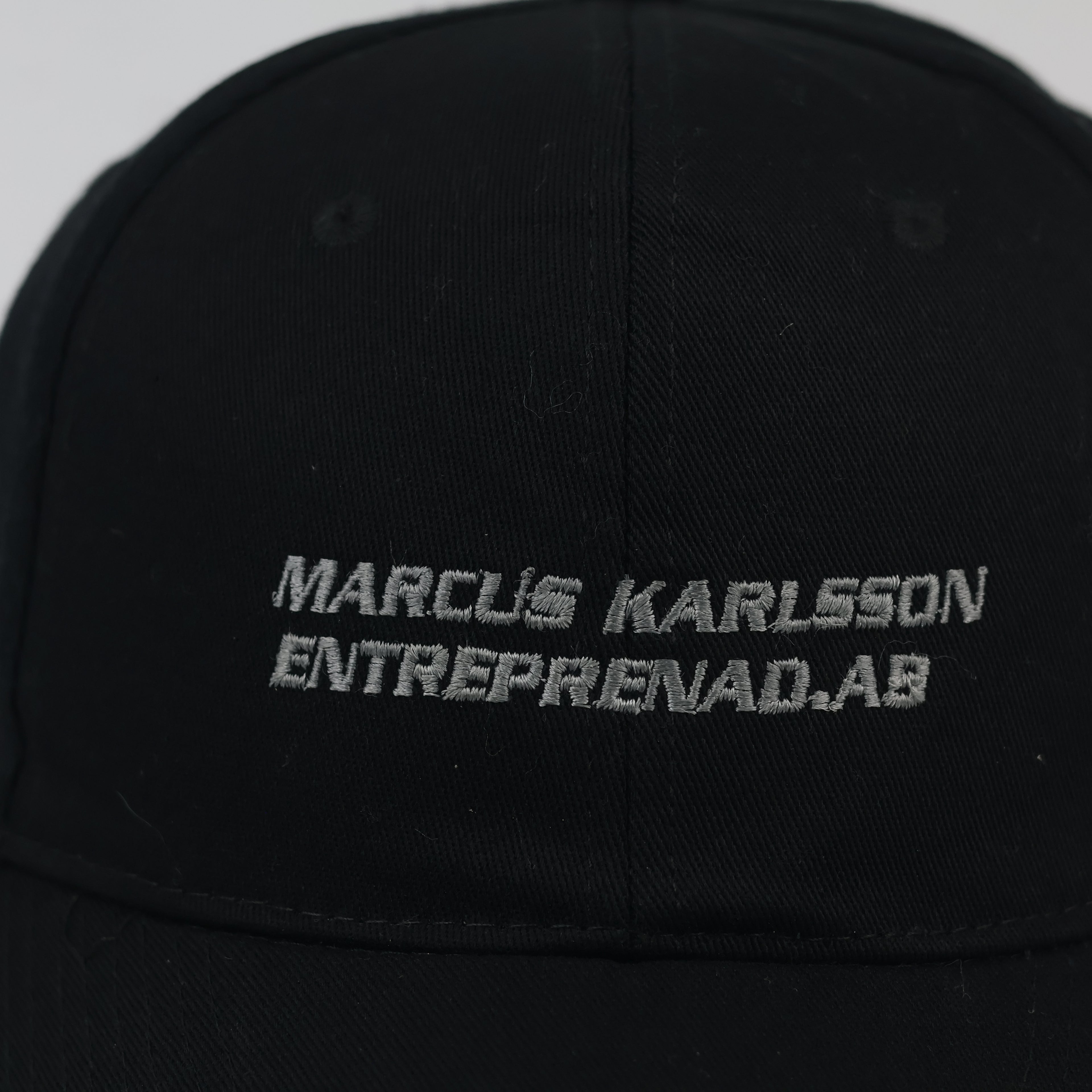 Vintage Trend Eagle Black Embroidered Cap - Swedish Business Promo Hat