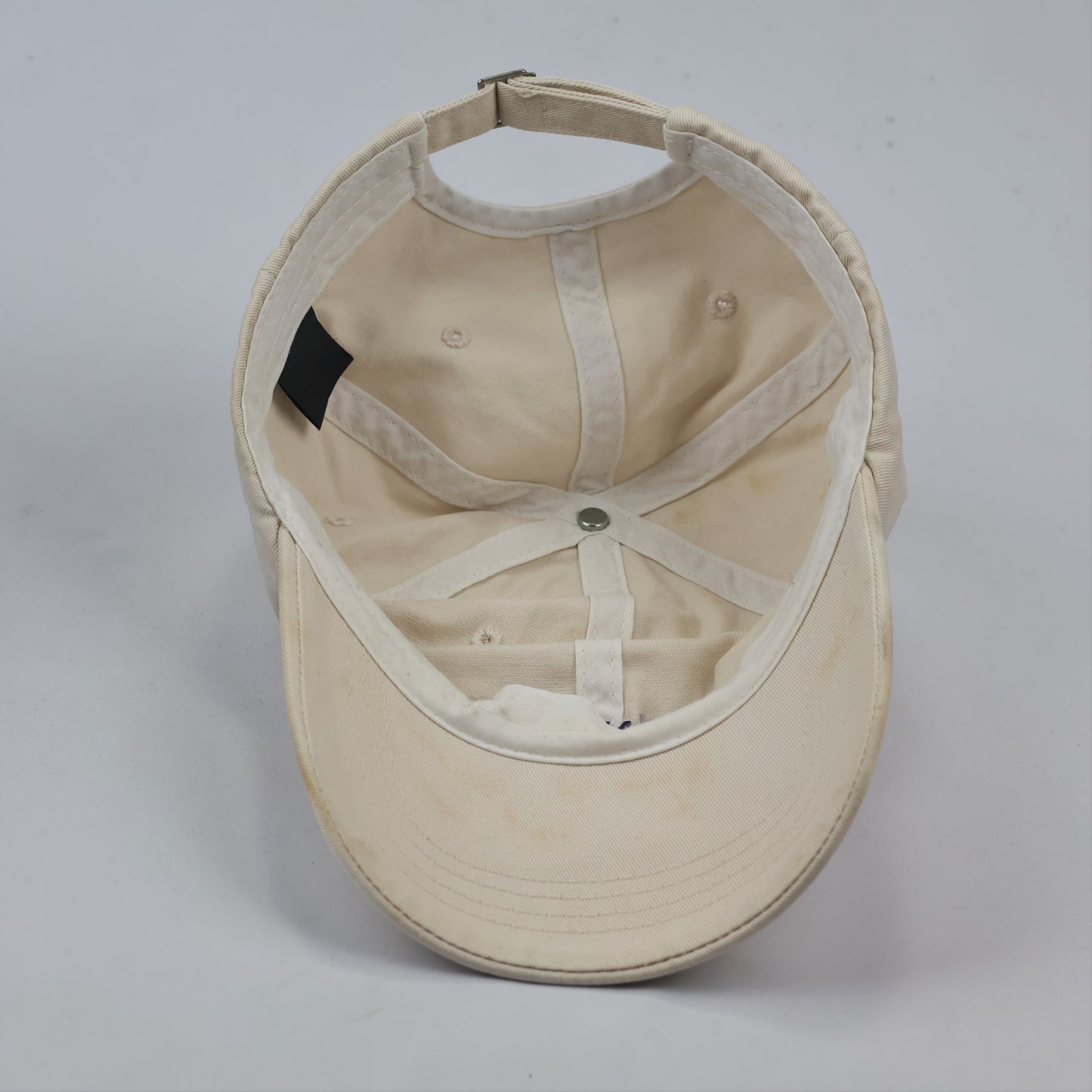 Minimalist Beige "Wednesday" Embroidered Thrifted Dad Hat