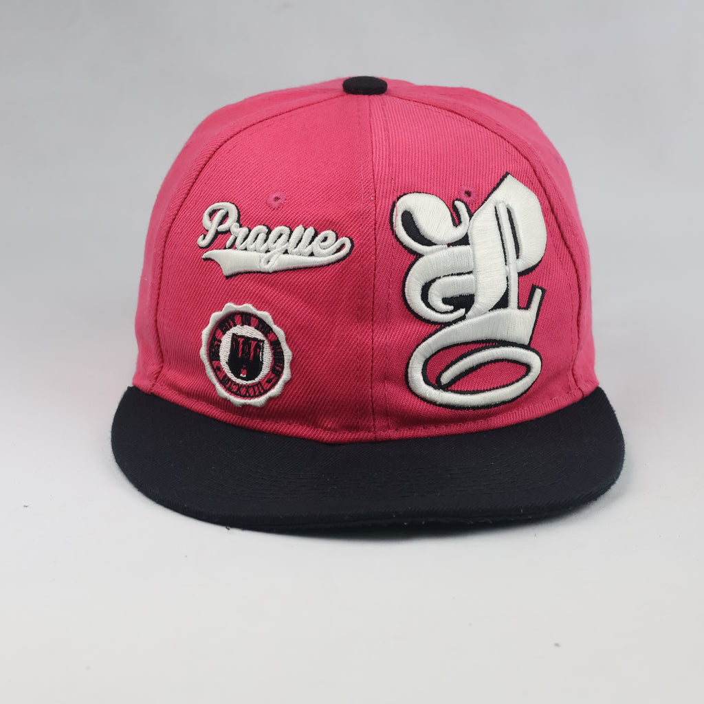 Thrifted Prague Designs Old English P Flat Brim Cap (57-59cm) | 10439