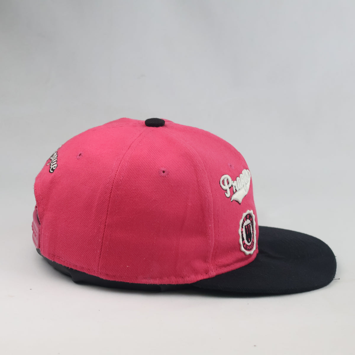 Thrifted Prague Designs Old English P Flat Brim Cap (57-59cm) | 10439