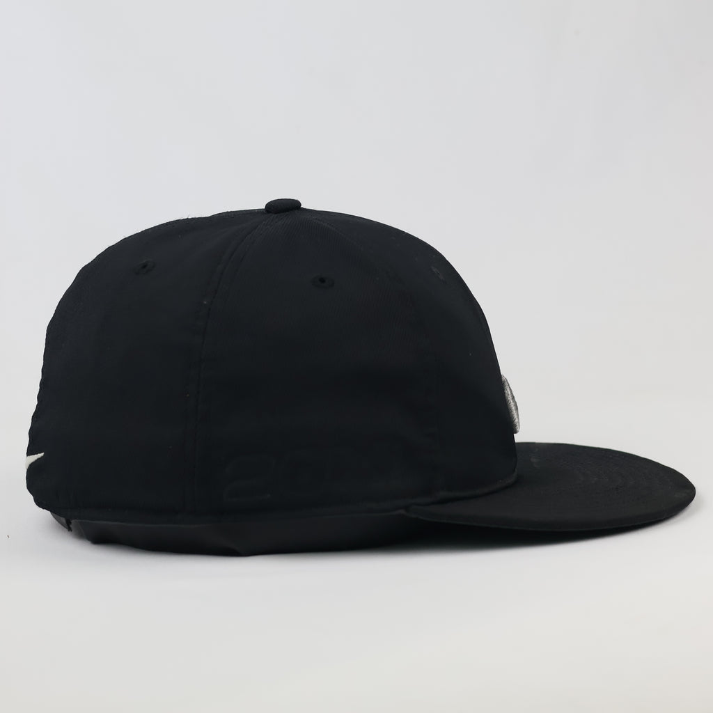 Nike Golf Flexfit Flat Bill Sport Hat | Thrifted Black Cap 58-60cm