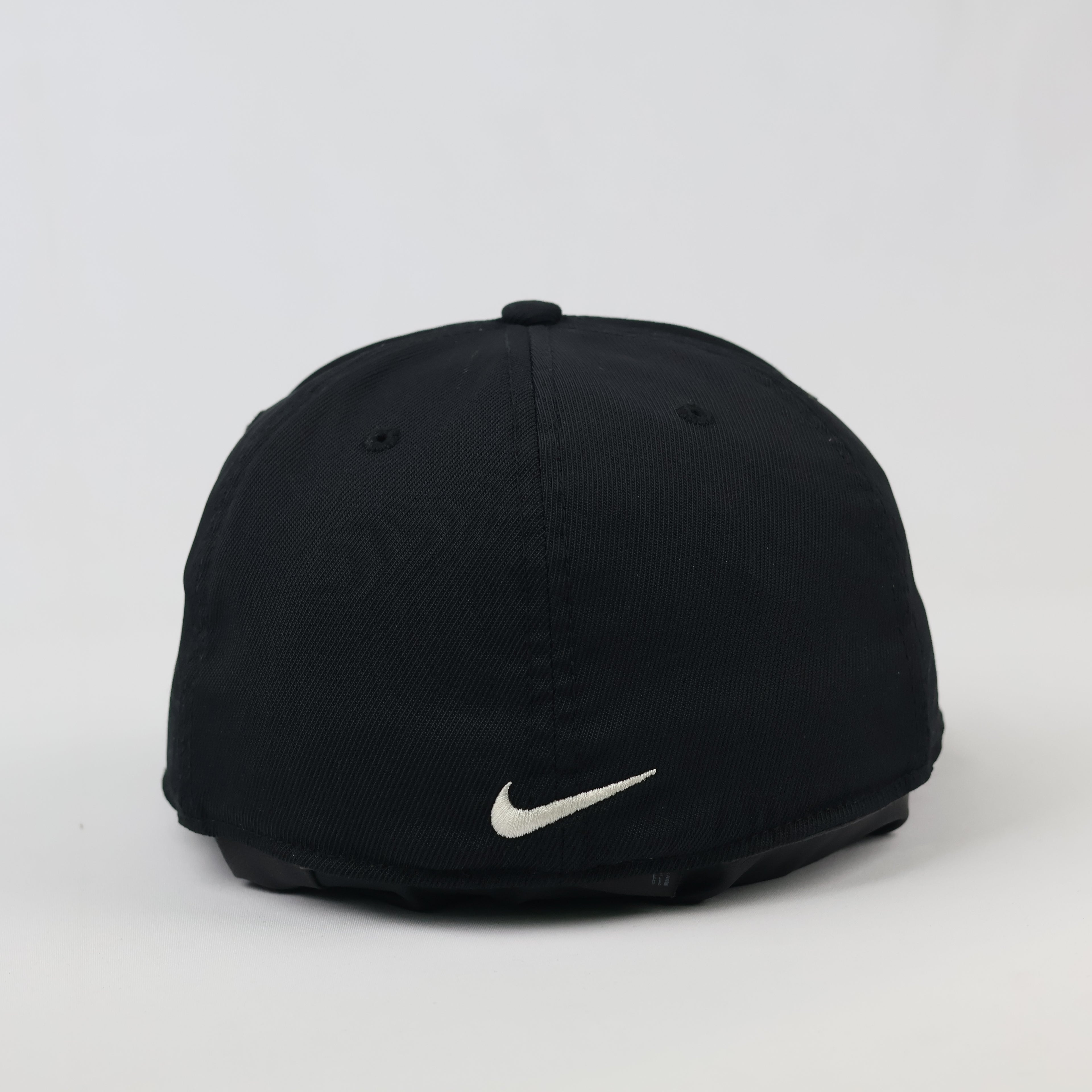 Nike Golf Flexfit Flat Bill Sport Hat | Thrifted Black Cap 58-60cm