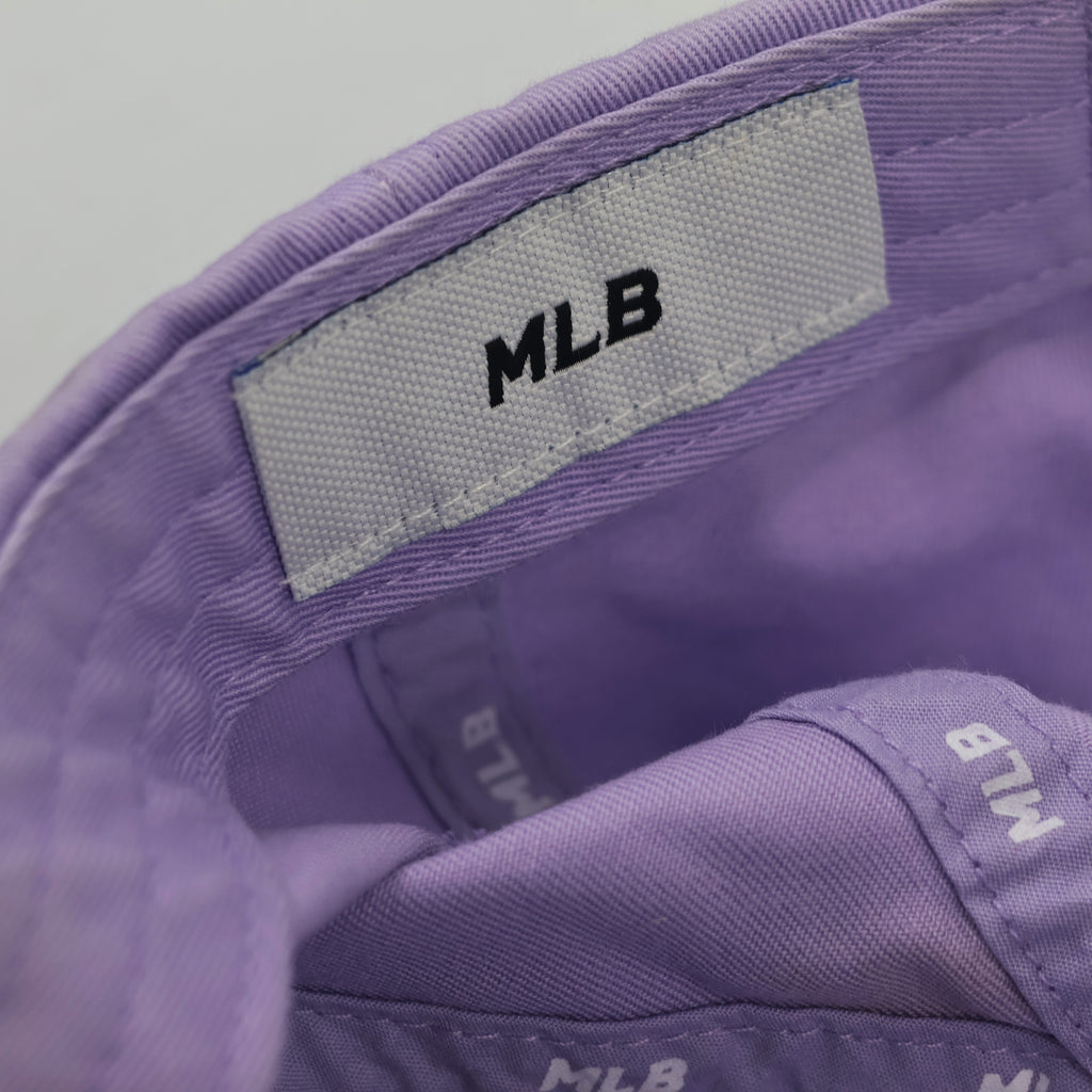 Vintage-Style Lavender LA Dodgers Thrifted Strapback Cap - Major League Baseball