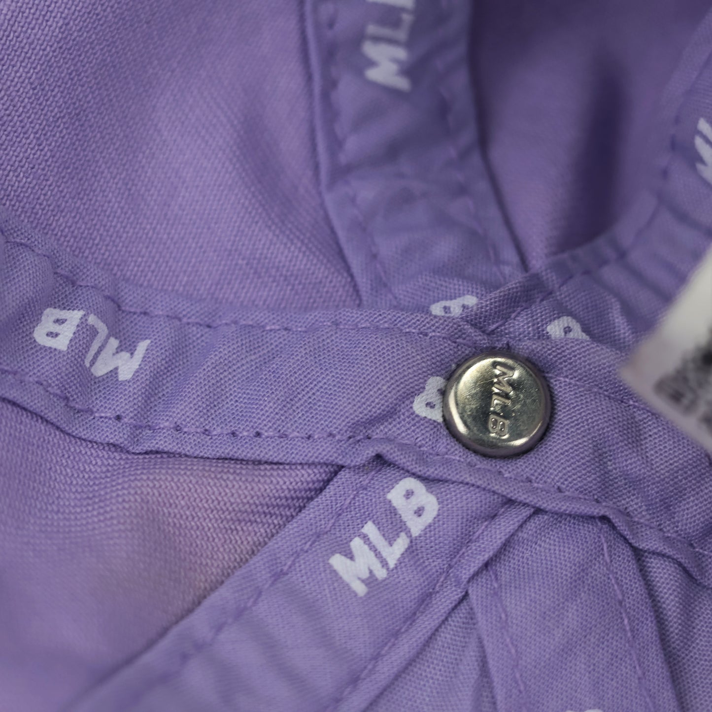 Vintage-Style Lavender LA Dodgers Thrifted Strapback Cap - Major League Baseball