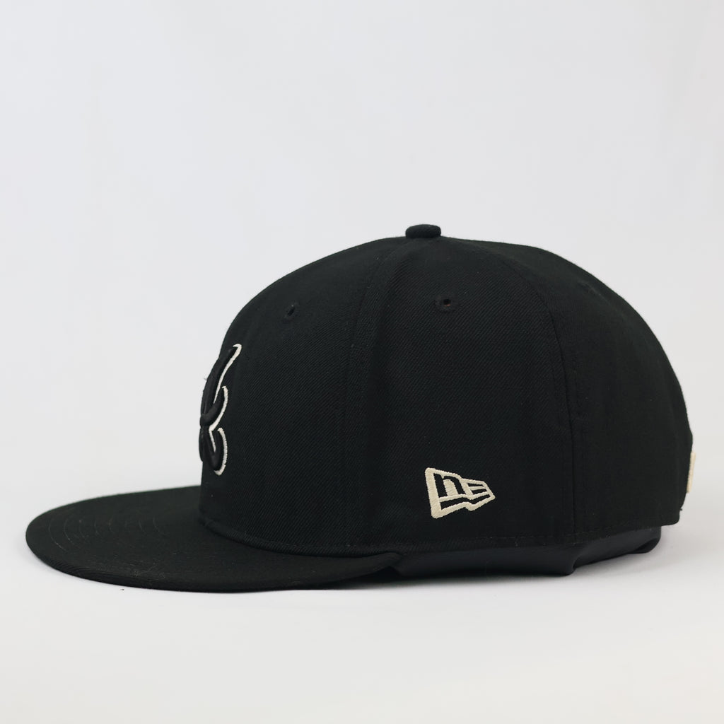 Classic New Era 59FIFTY Atlanta Braves Fitted Hat | Thrifted MLB Cap 58cm