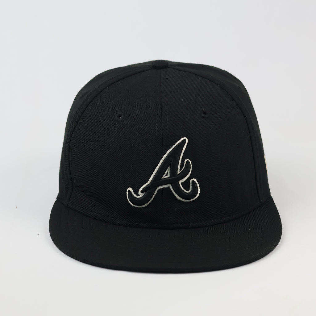 Classic New Era 59FIFTY Atlanta Braves Fitted Hat | Thrifted MLB Cap 58cm