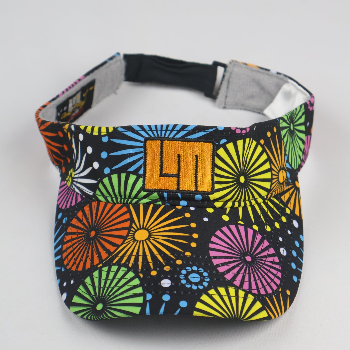 Loudmouth Golf x Headsweats Visor - "Fireworks" Pattern - Adjustable