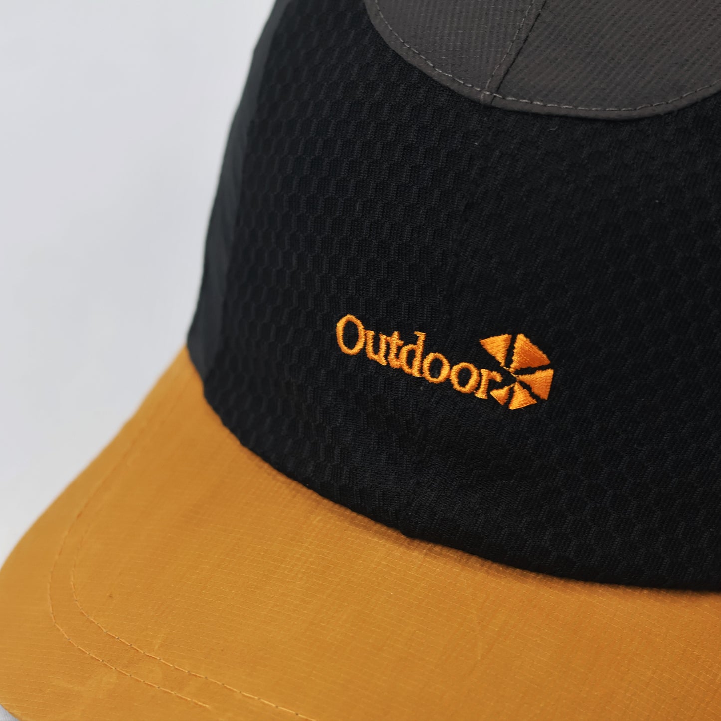 Thrifted Tan & Black Outdoor Series Baseball Cap - Lightweight Fit