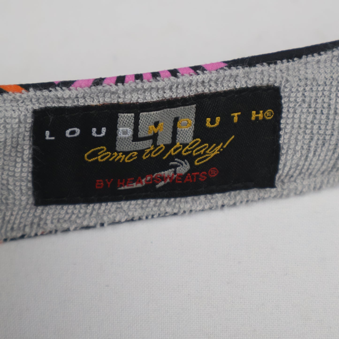 Loudmouth Golf x Headsweats Visor - "Fireworks" Pattern - Adjustable