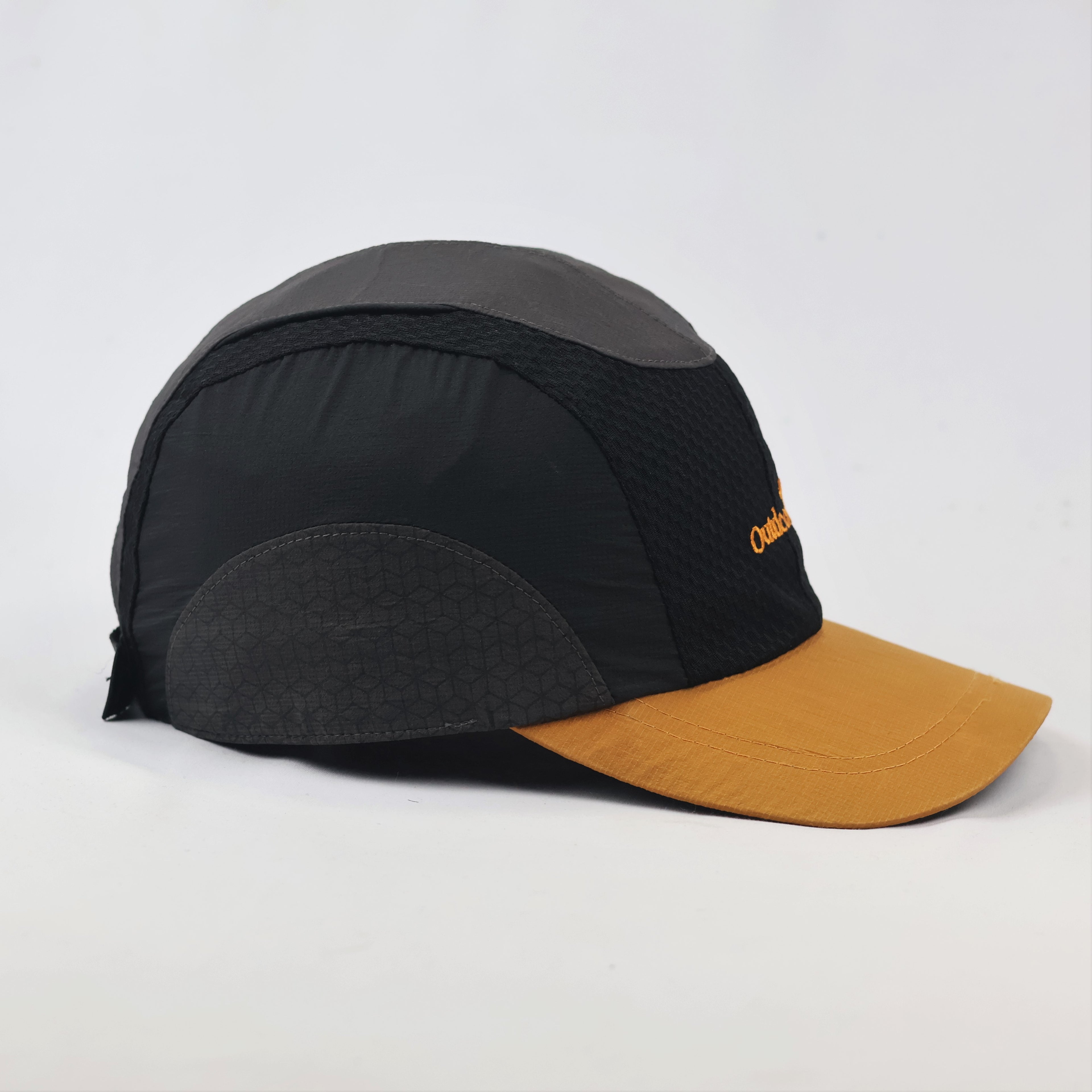 Thrifted Tan & Black Outdoor Series Baseball Cap - Lightweight Fit