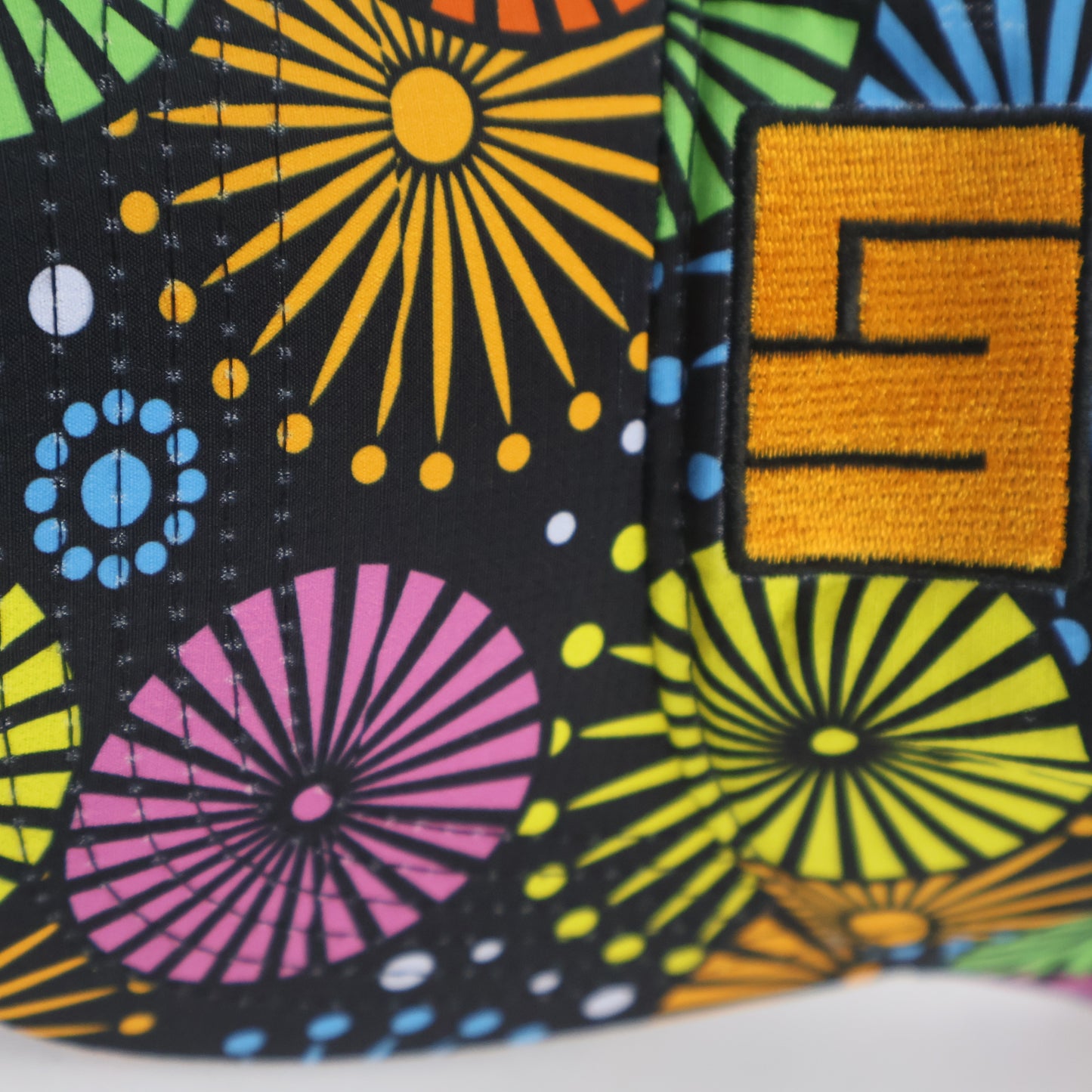 Loudmouth Golf x Headsweats Visor - "Fireworks" Pattern - Adjustable