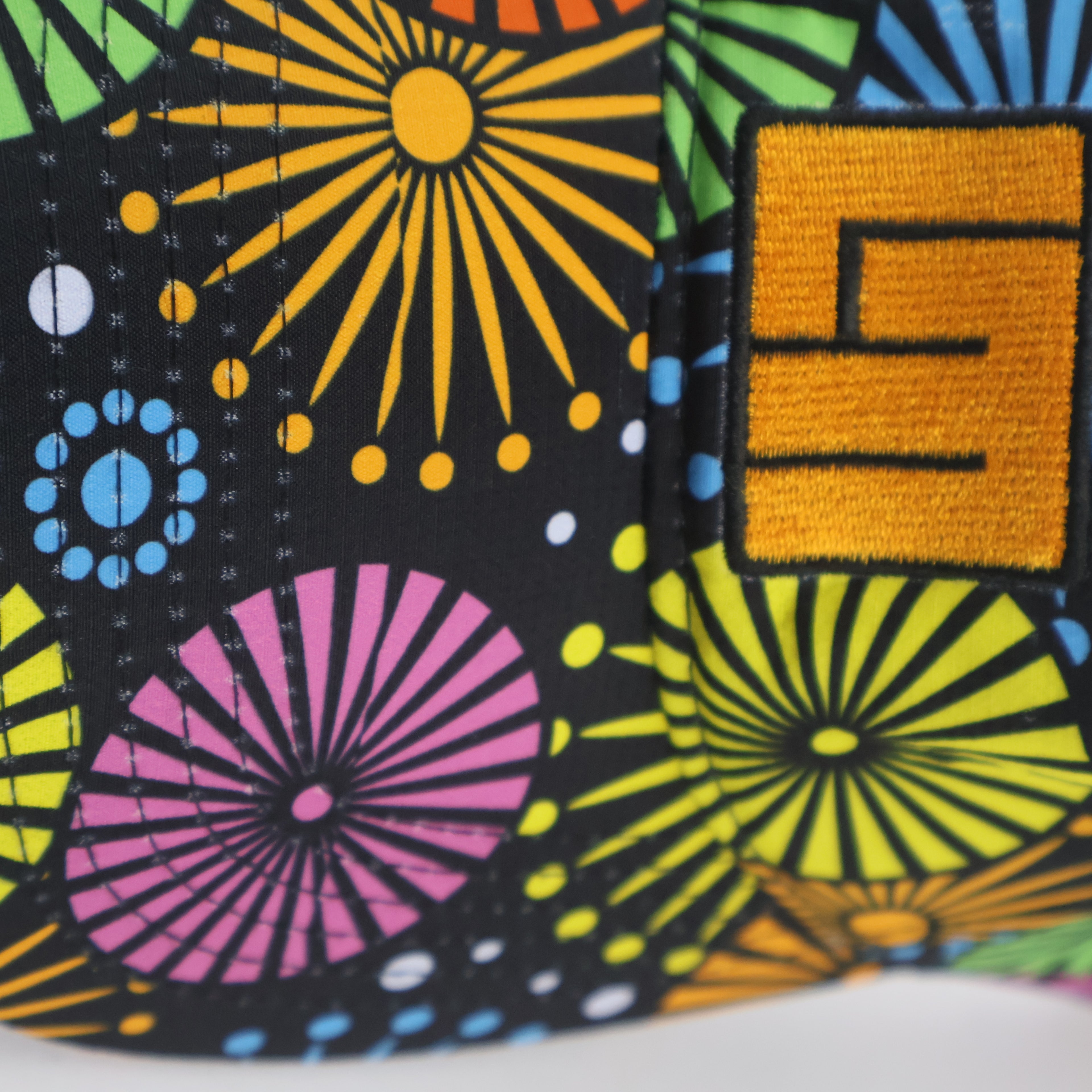 Loudmouth Golf x Headsweats Visor - "Fireworks" Pattern - Adjustable