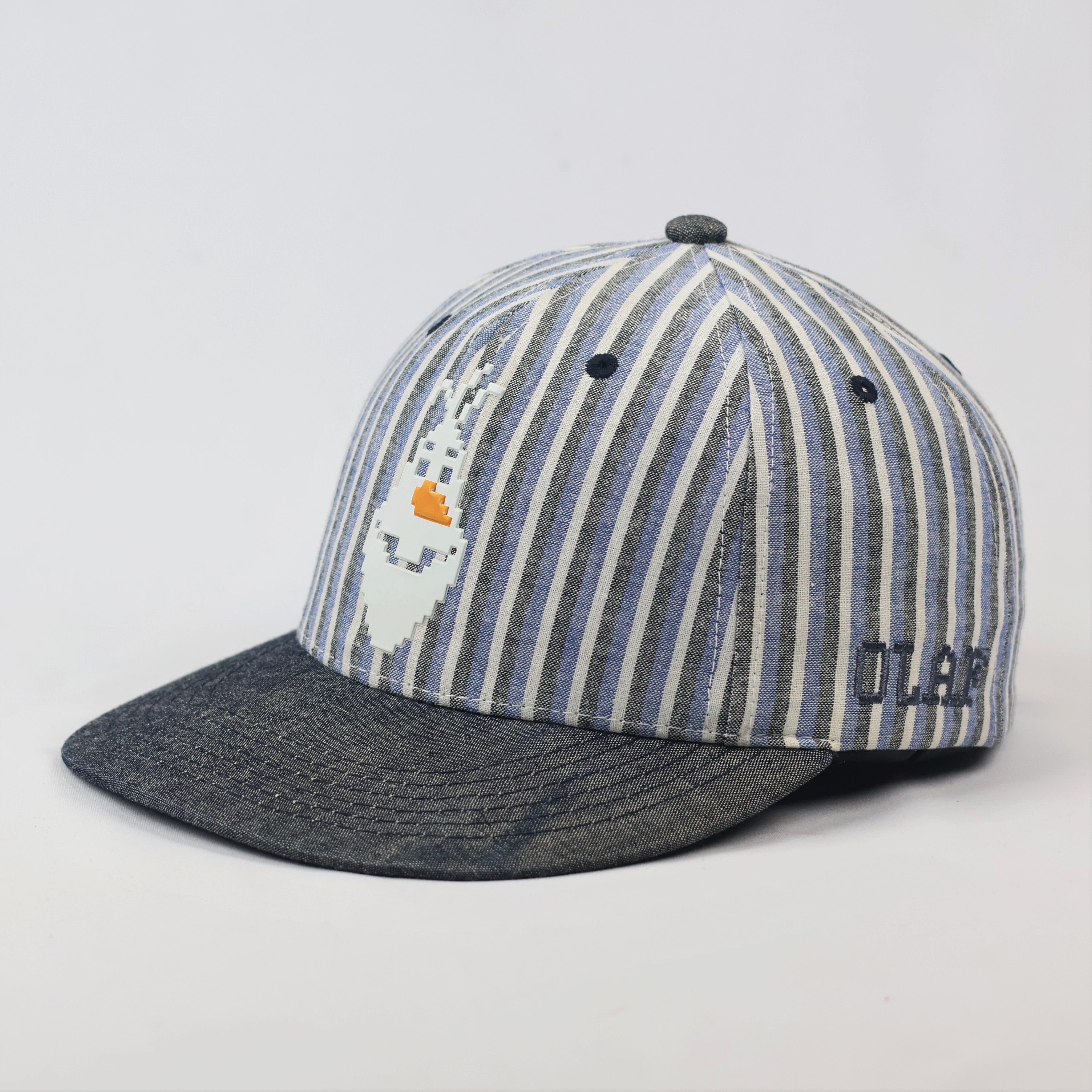 Disney Frozen Olaf Kids Thrifted Snapback - Blue & White Stripes