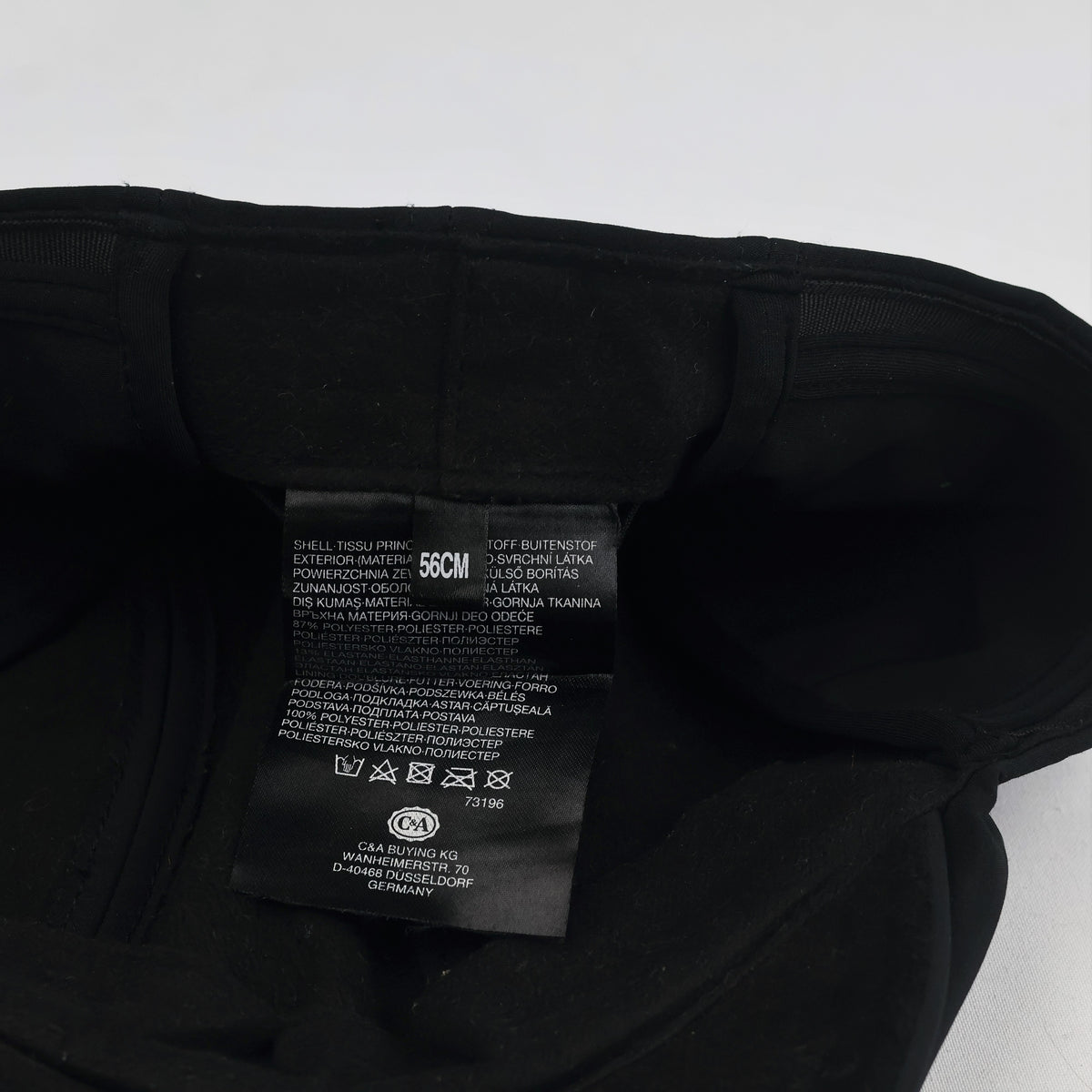 Thrifted Minimalist Black Ivy Driving Hat (56-57cm) | 10486